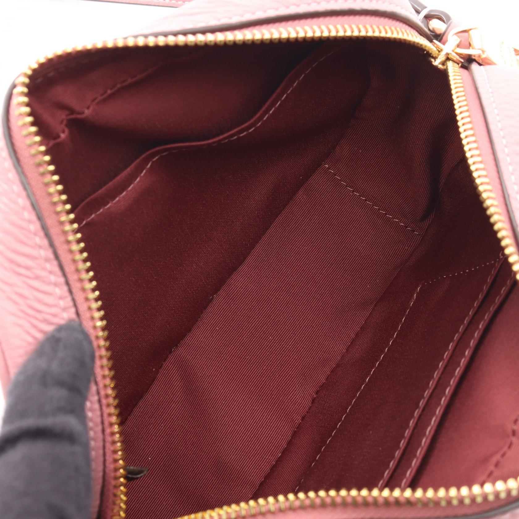 コーチ Mini Jamie レザーショルダーバッグ