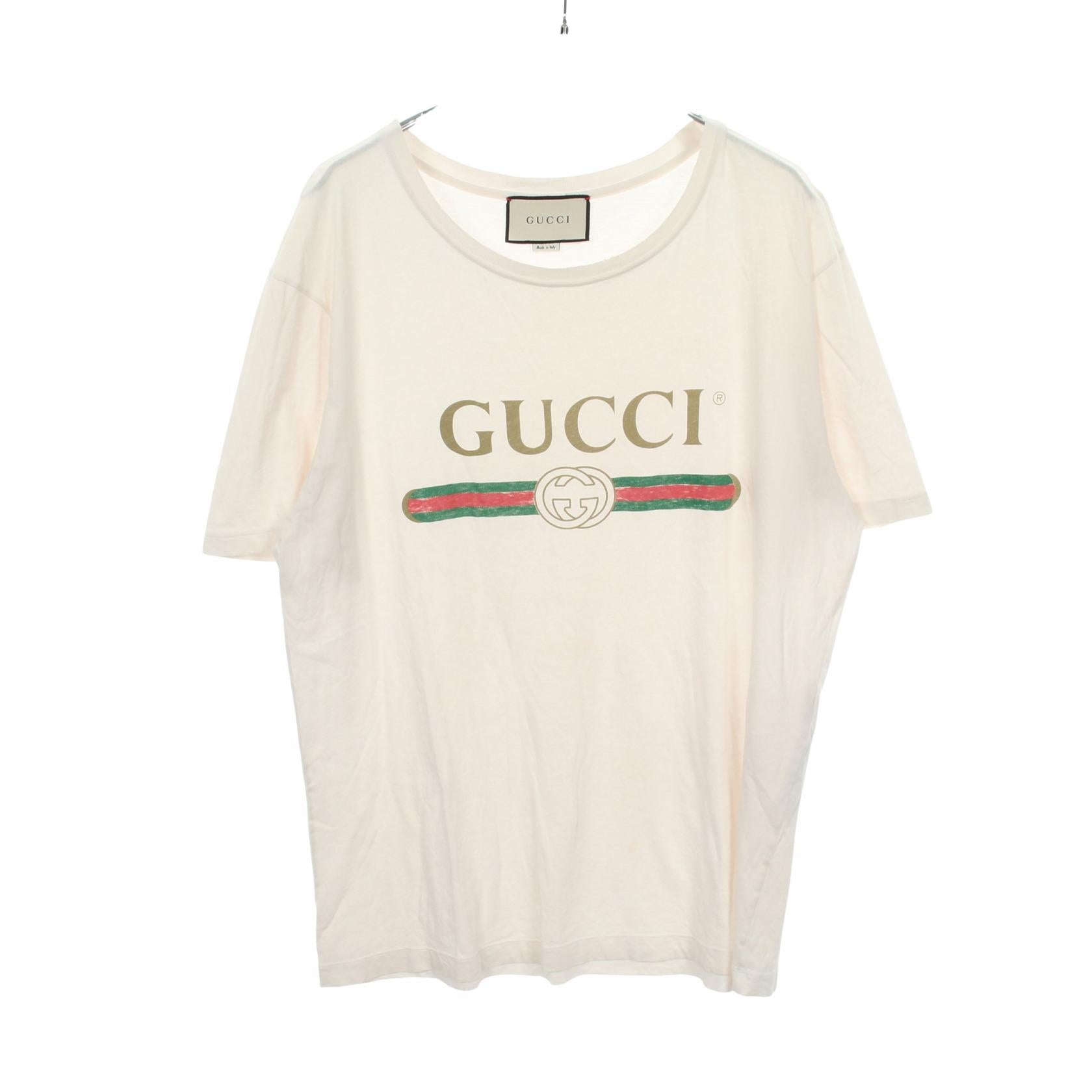 グッチ ロゴ コットン Tシャツ