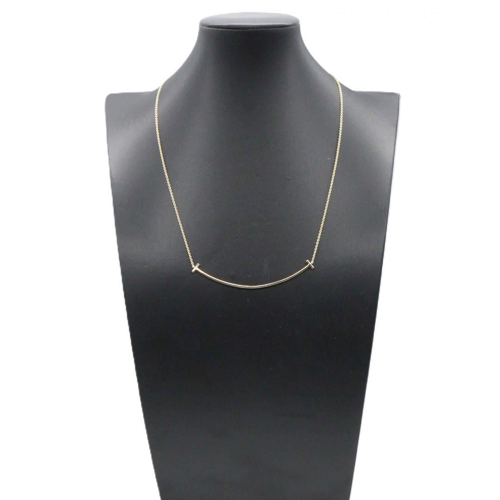 ティファニー Tスマイル Au750 ネックレス