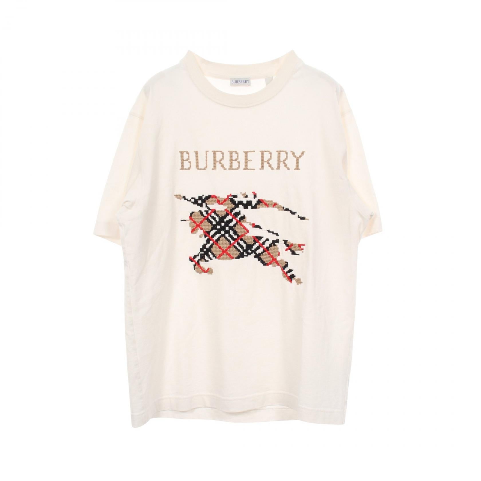 バーバリー クロスステッチナイト コットン 半袖Tシャツ