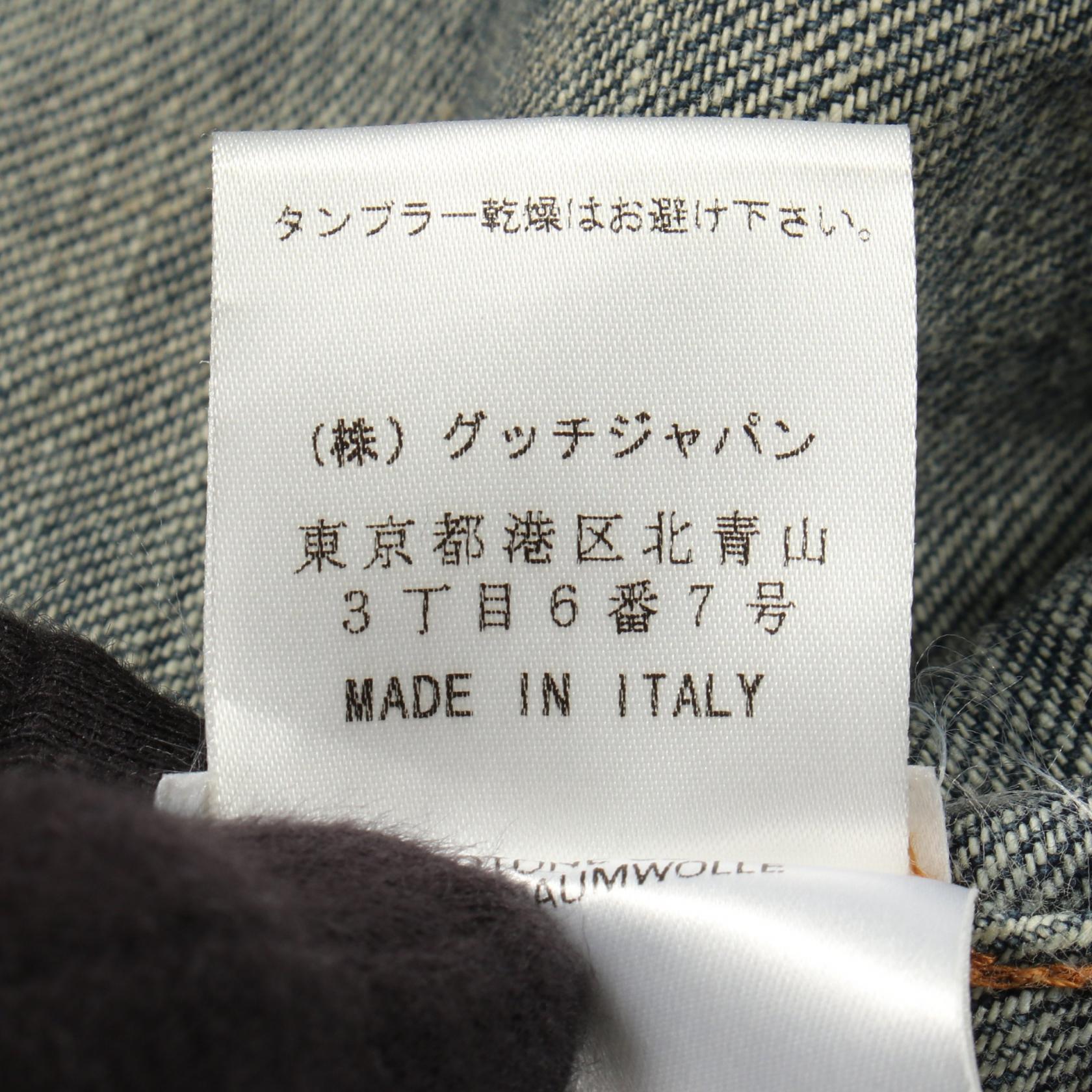 グッチ コットンデニムジャケット