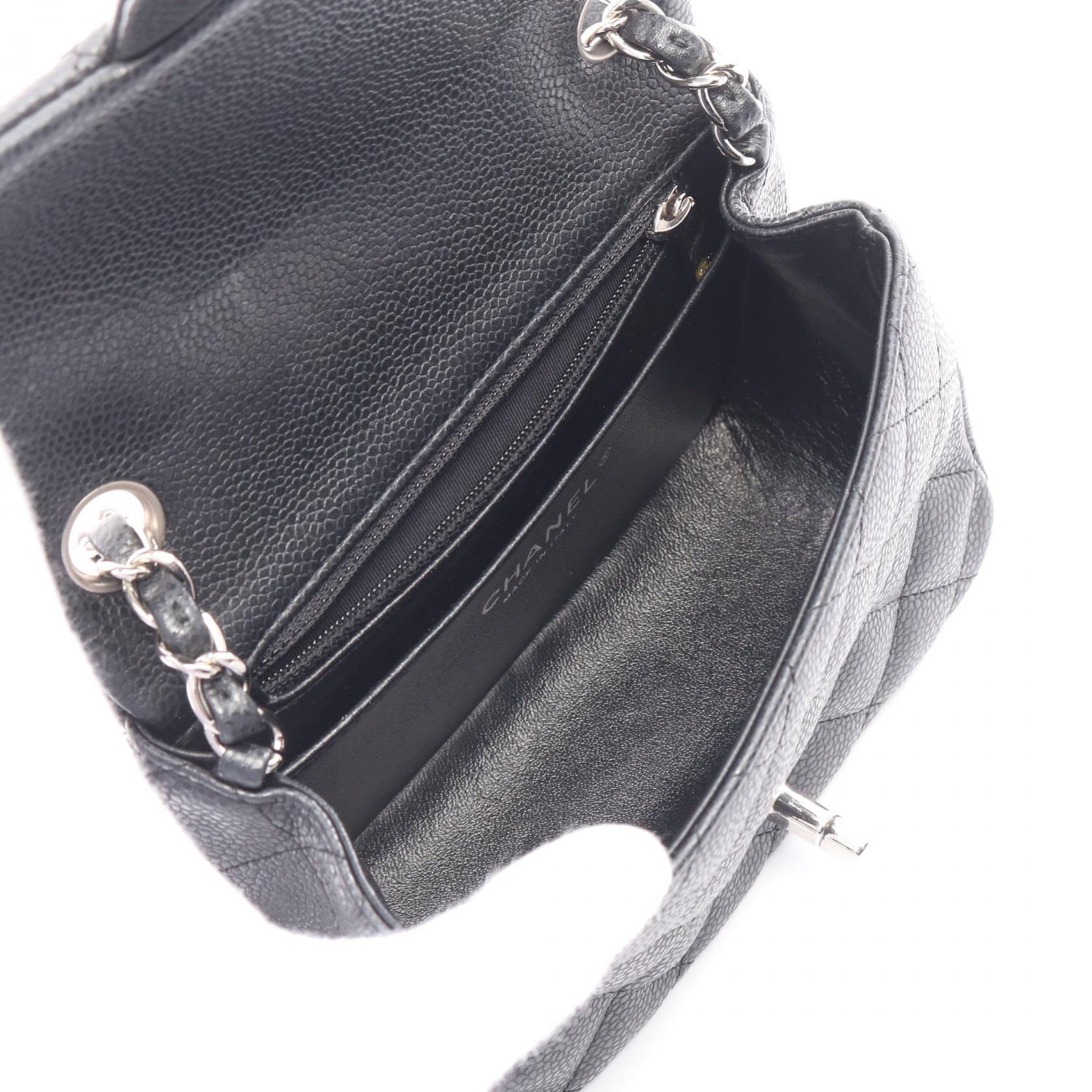 シャネル ミニ マトラッセ カーフ ショルダーバッグ