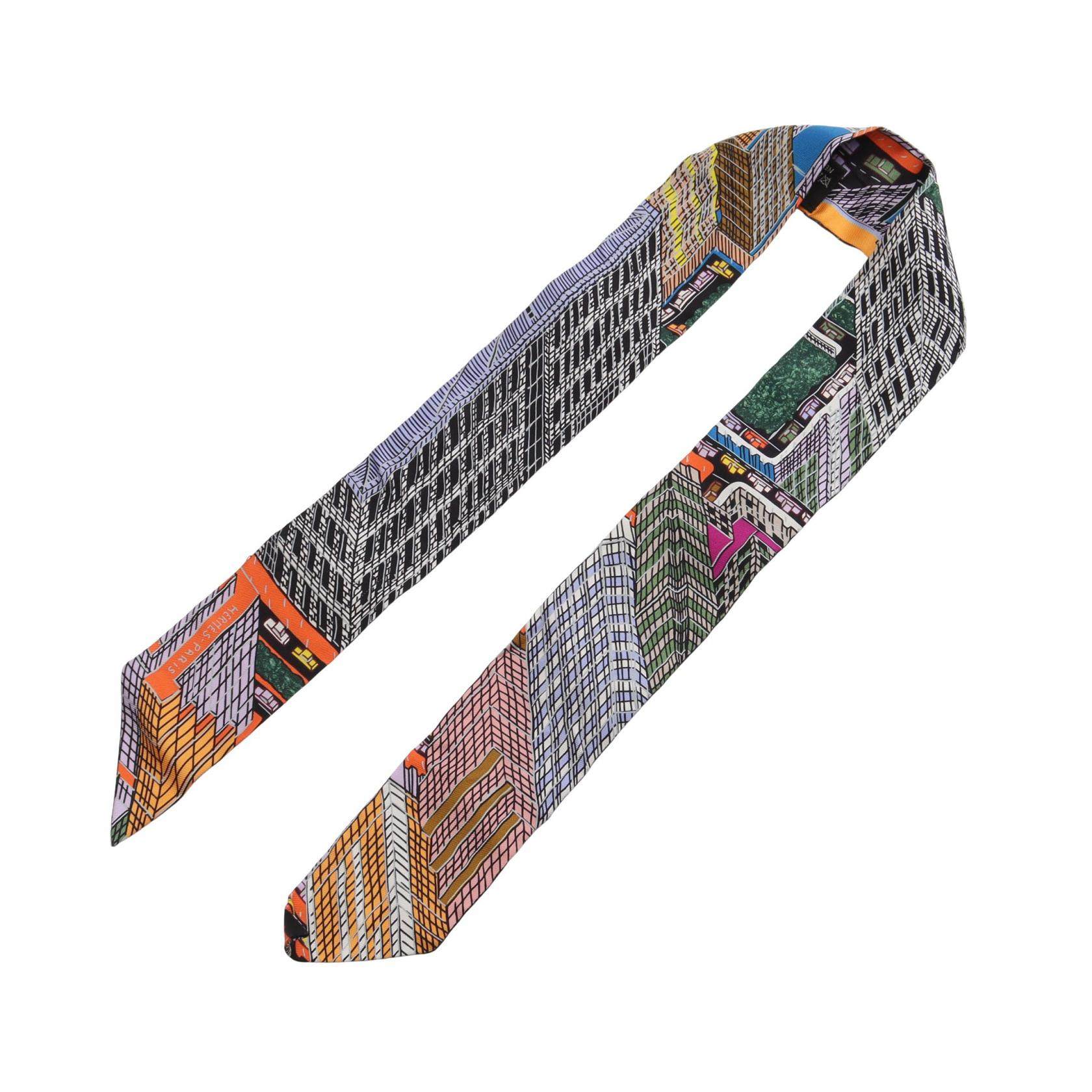 エルメス ツイリー PANTIN CITY シルクスカーフ