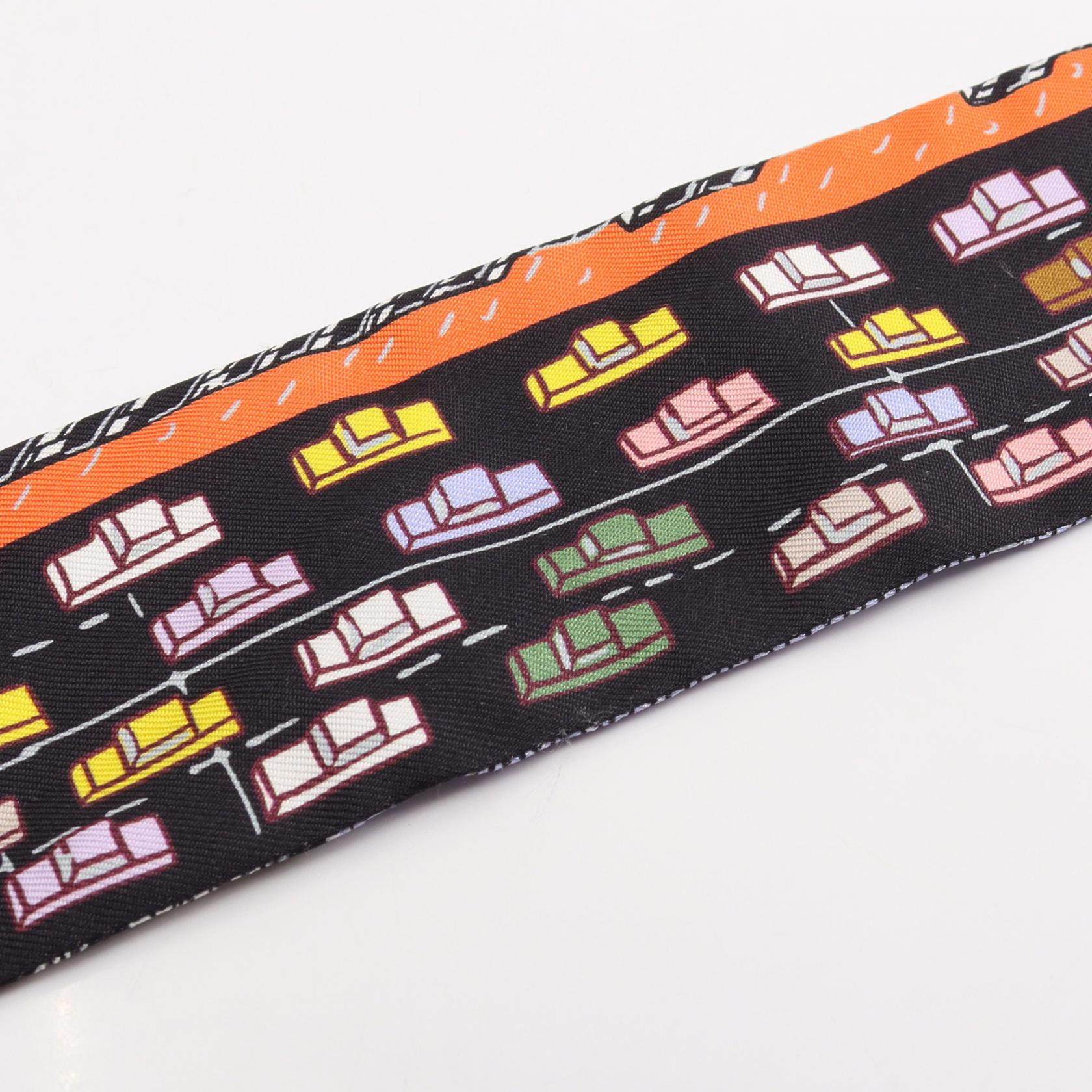 エルメス ツイリー PANTIN CITY シルクスカーフ
