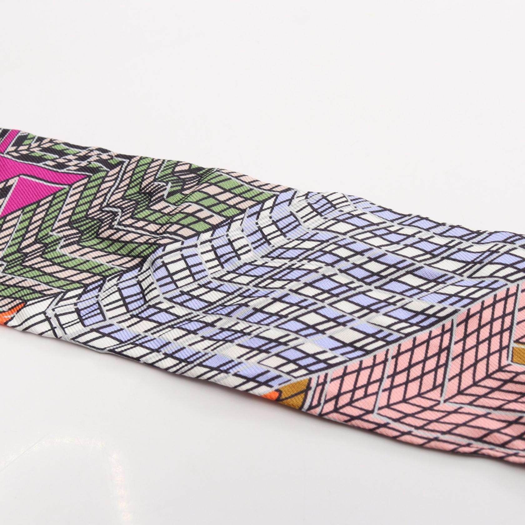 エルメス ツイリー PANTIN CITY シルクスカーフ