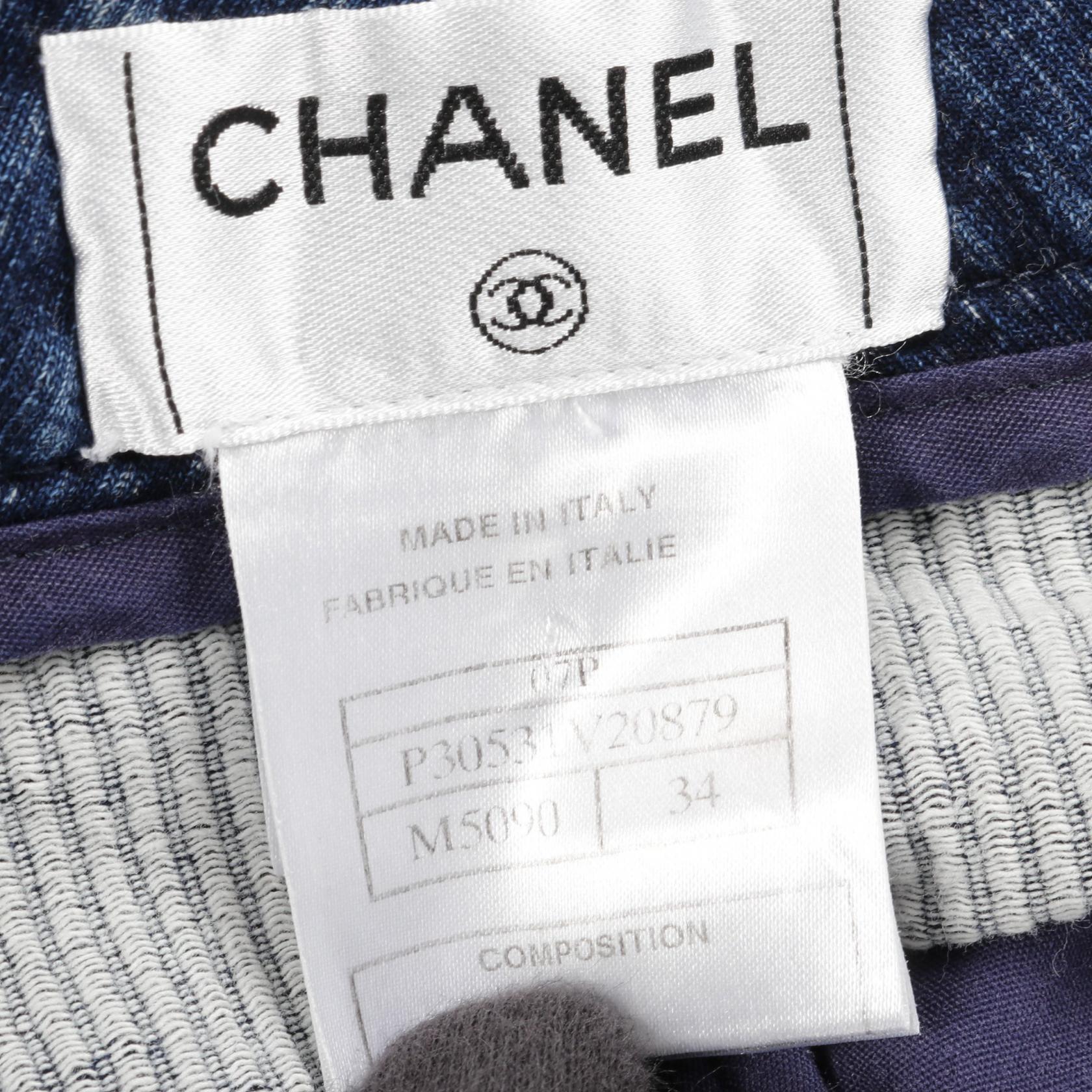 シャネル ココマーク ボタン コットンスカート