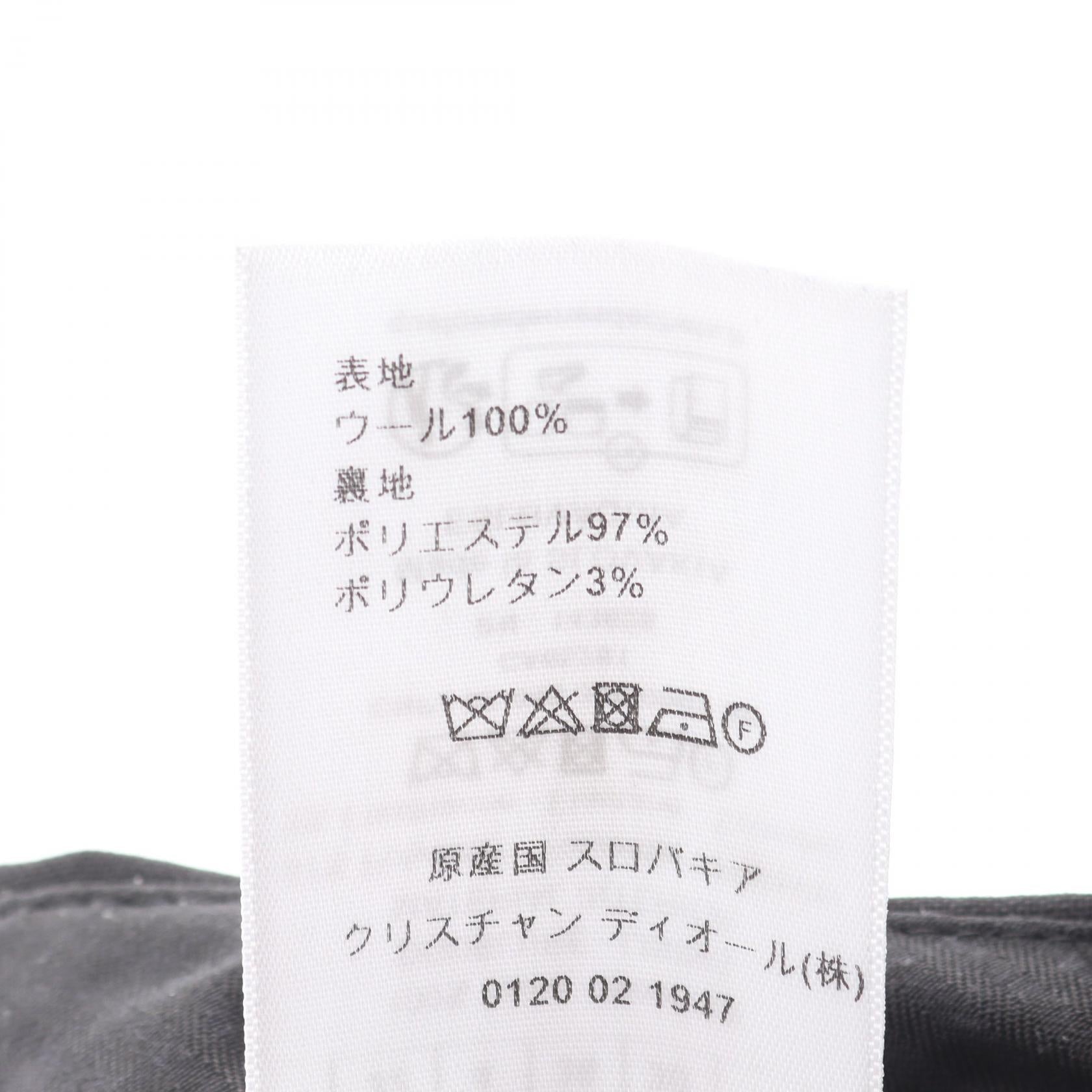 クリスチャンディオール D UNIFORME ウールパンツ