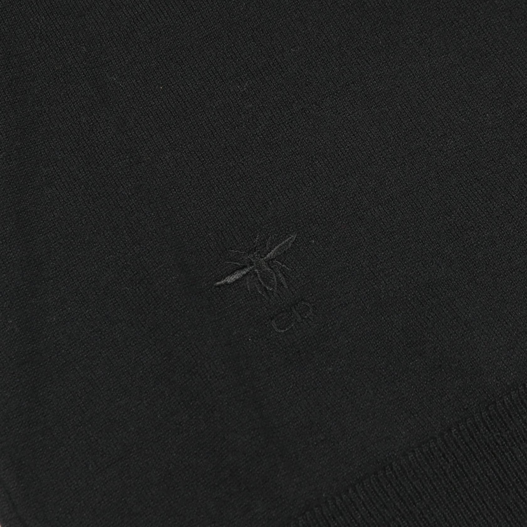 クリスチャンディオール D UNIFORME BEE刺繍 ウールニットトップス