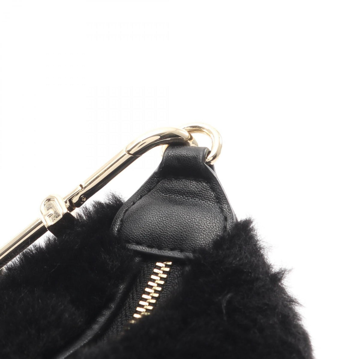 フルラ TEIA-CROSSBODY レザー ファー ショルダーバッグ