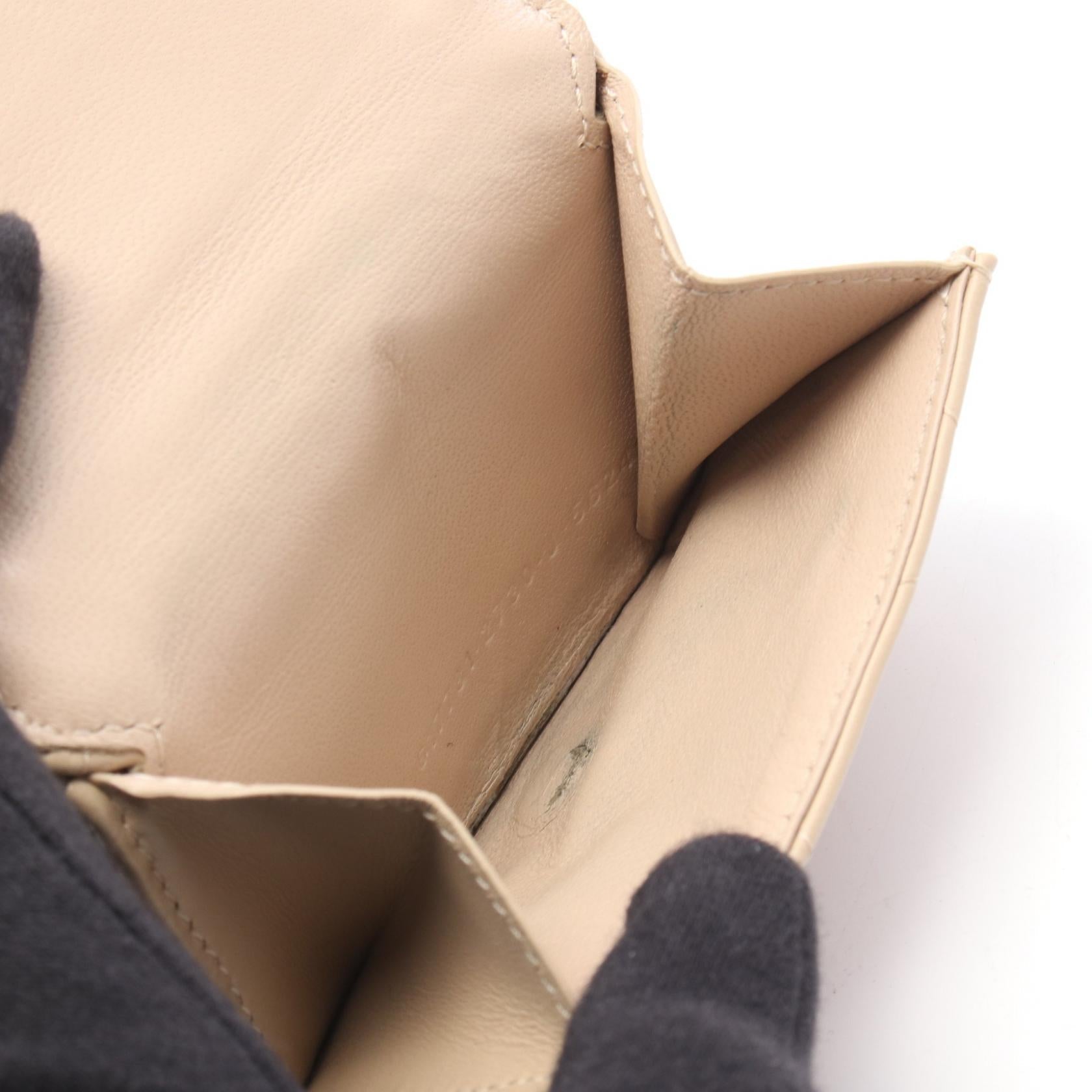 バレンシアガ タッチ レザー三つ折り財布