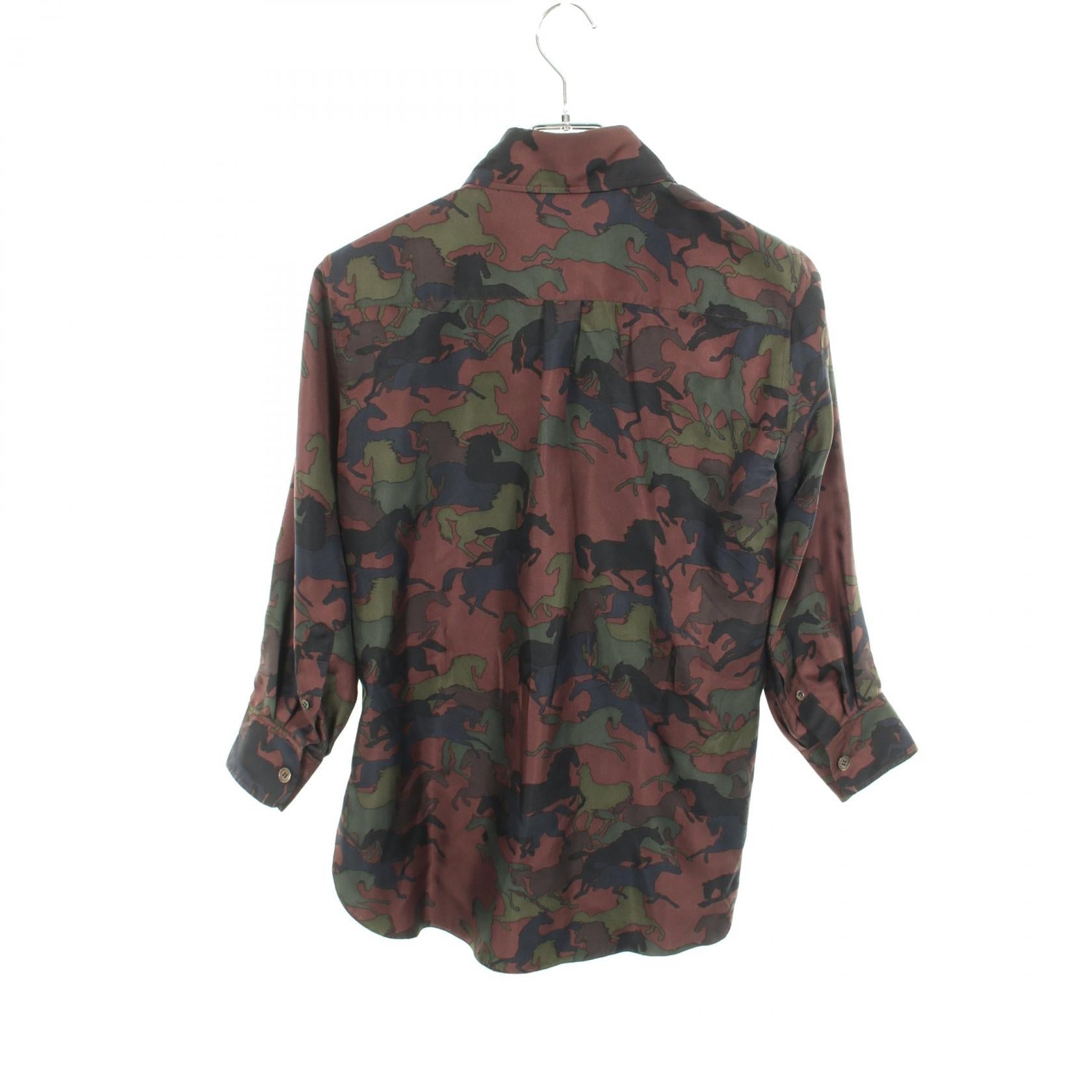 エルメス 馬柄シルクトップス
