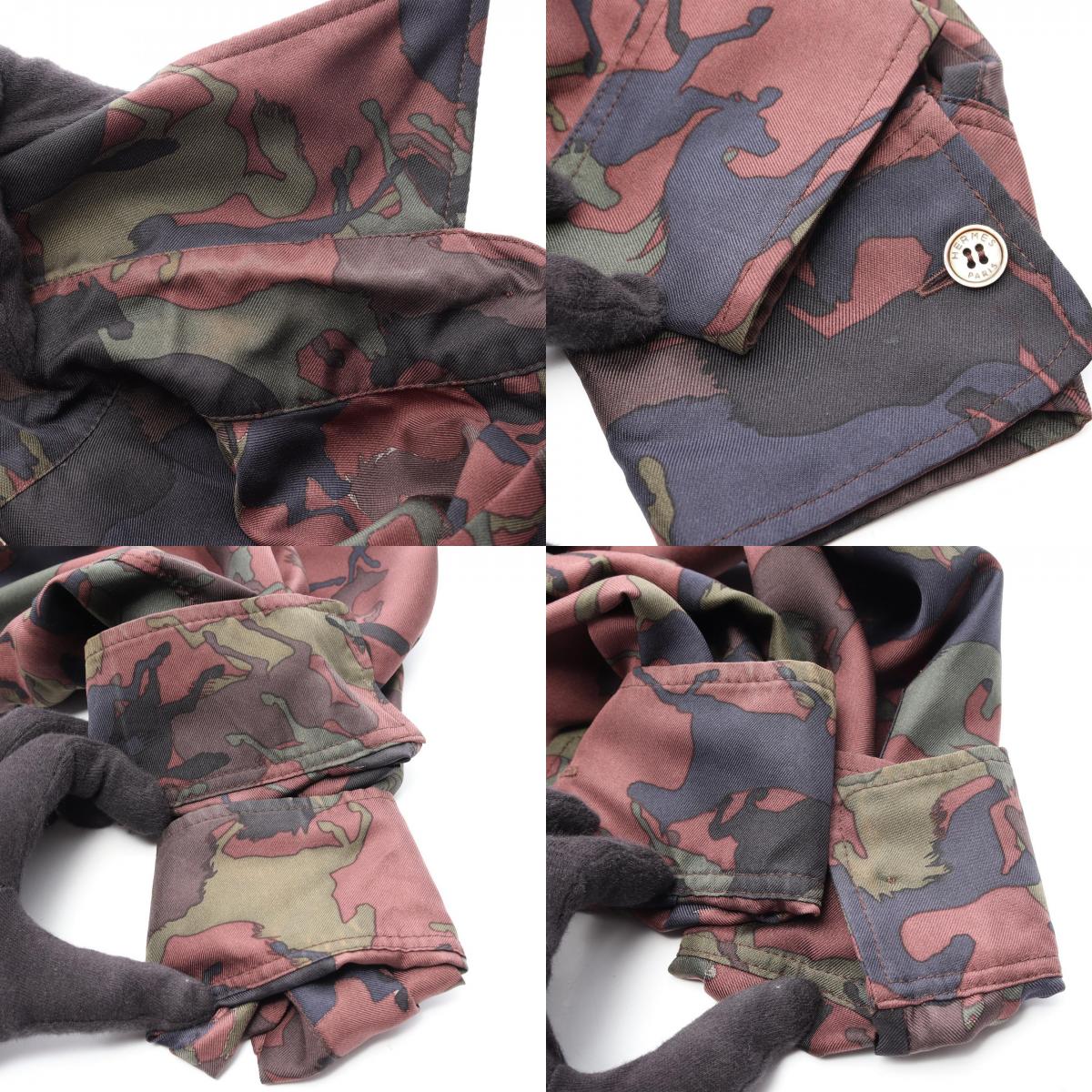 エルメス 馬柄シルクトップス