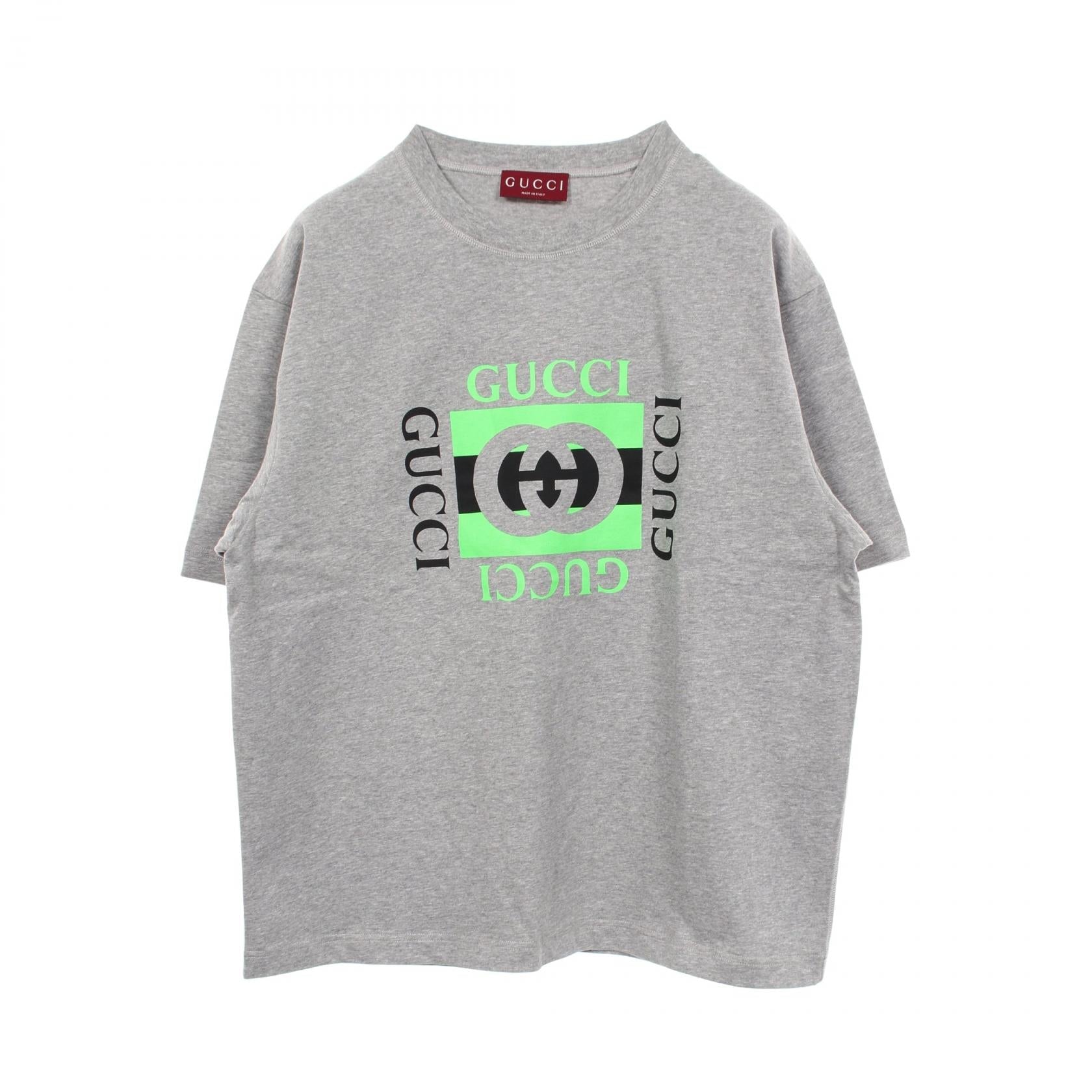 グッチ インターロッキングG ロゴプリント コットンTシャツ