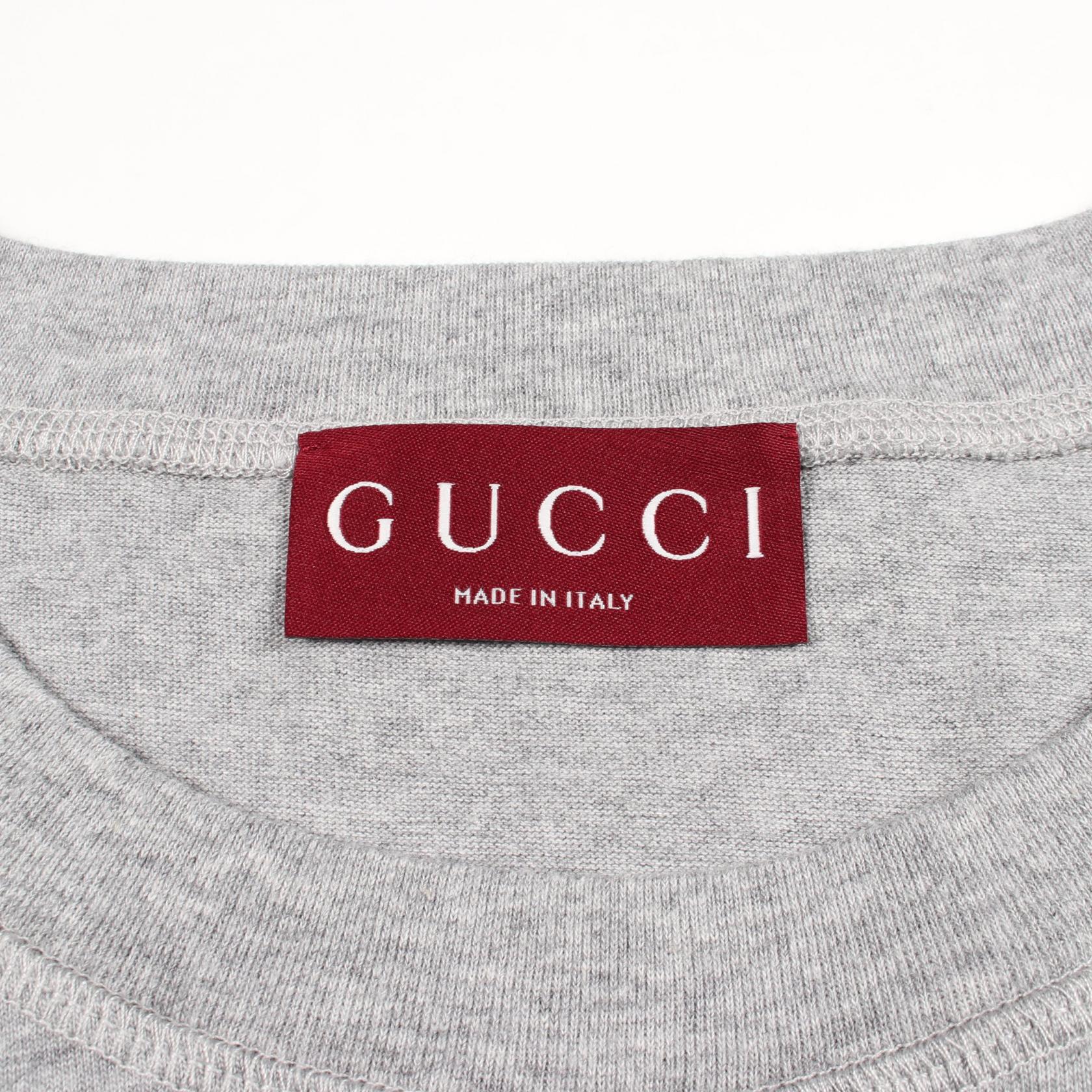 グッチ インターロッキングG ロゴプリント コットンTシャツ