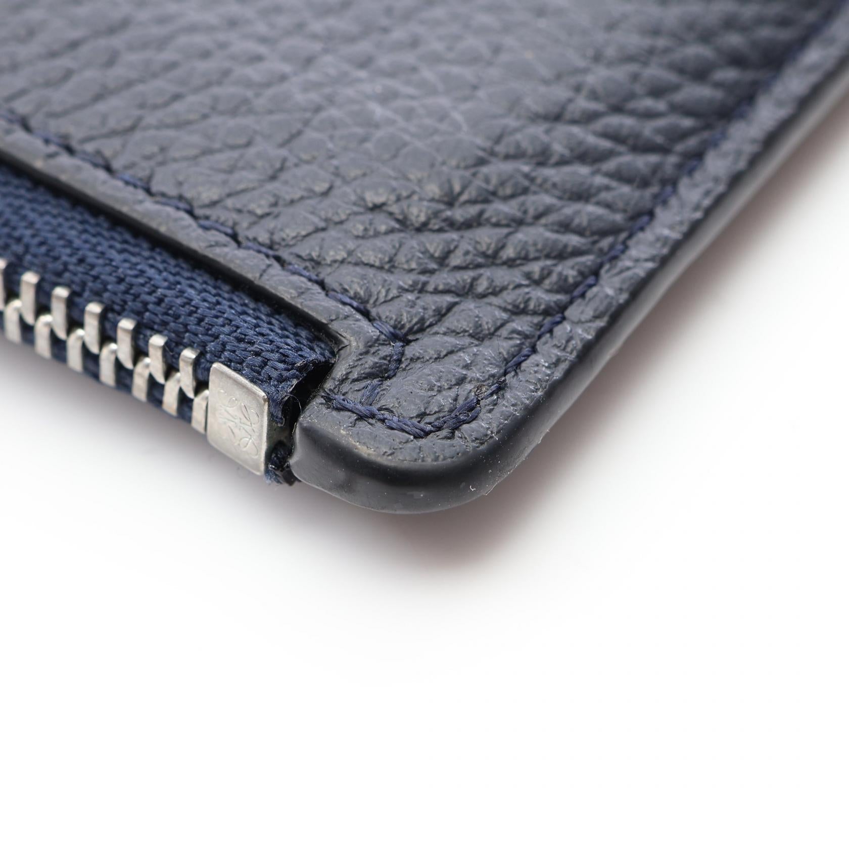 ロエベ アナグラム レザーコインカードホルダー