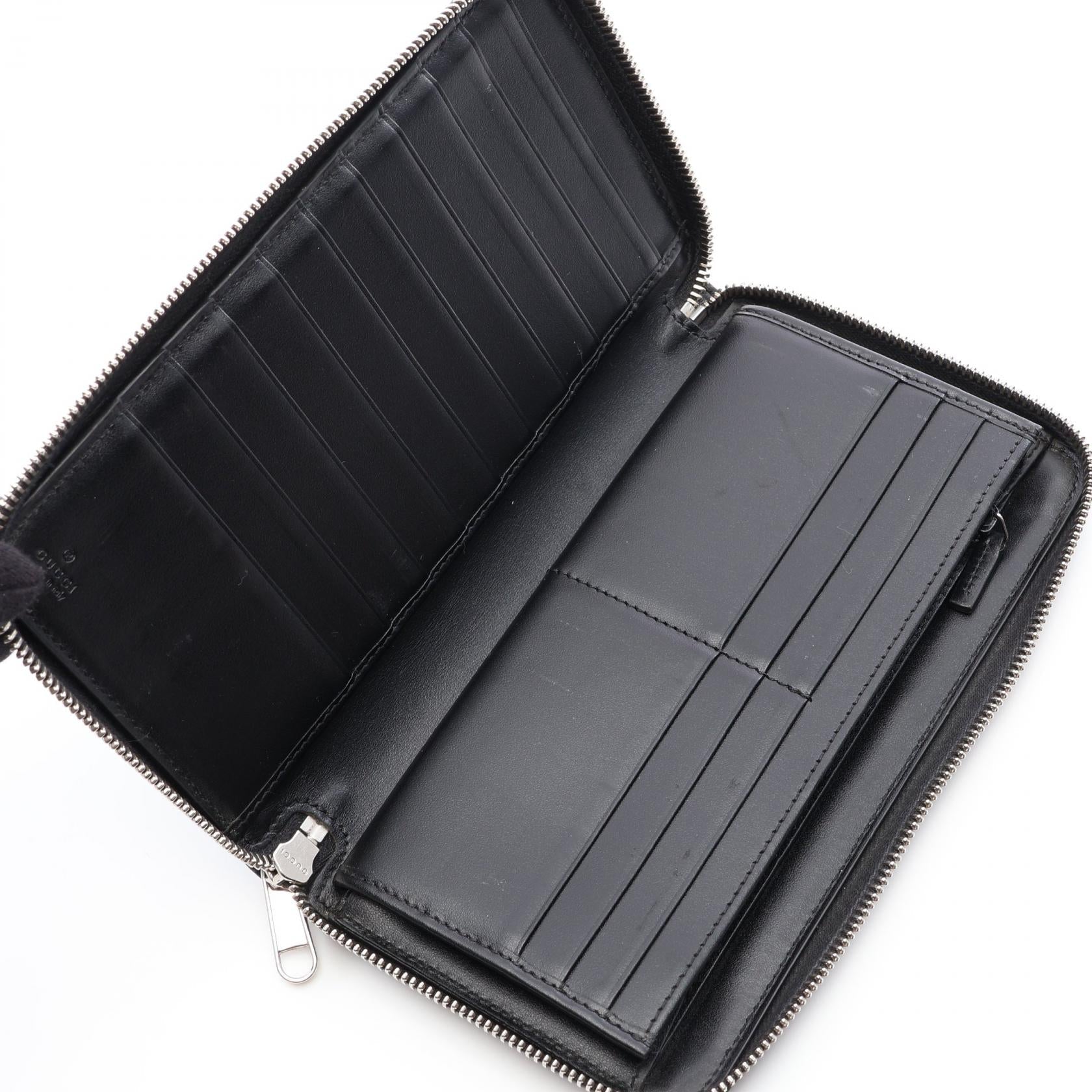 グッチ GGエンボス レザー長財布