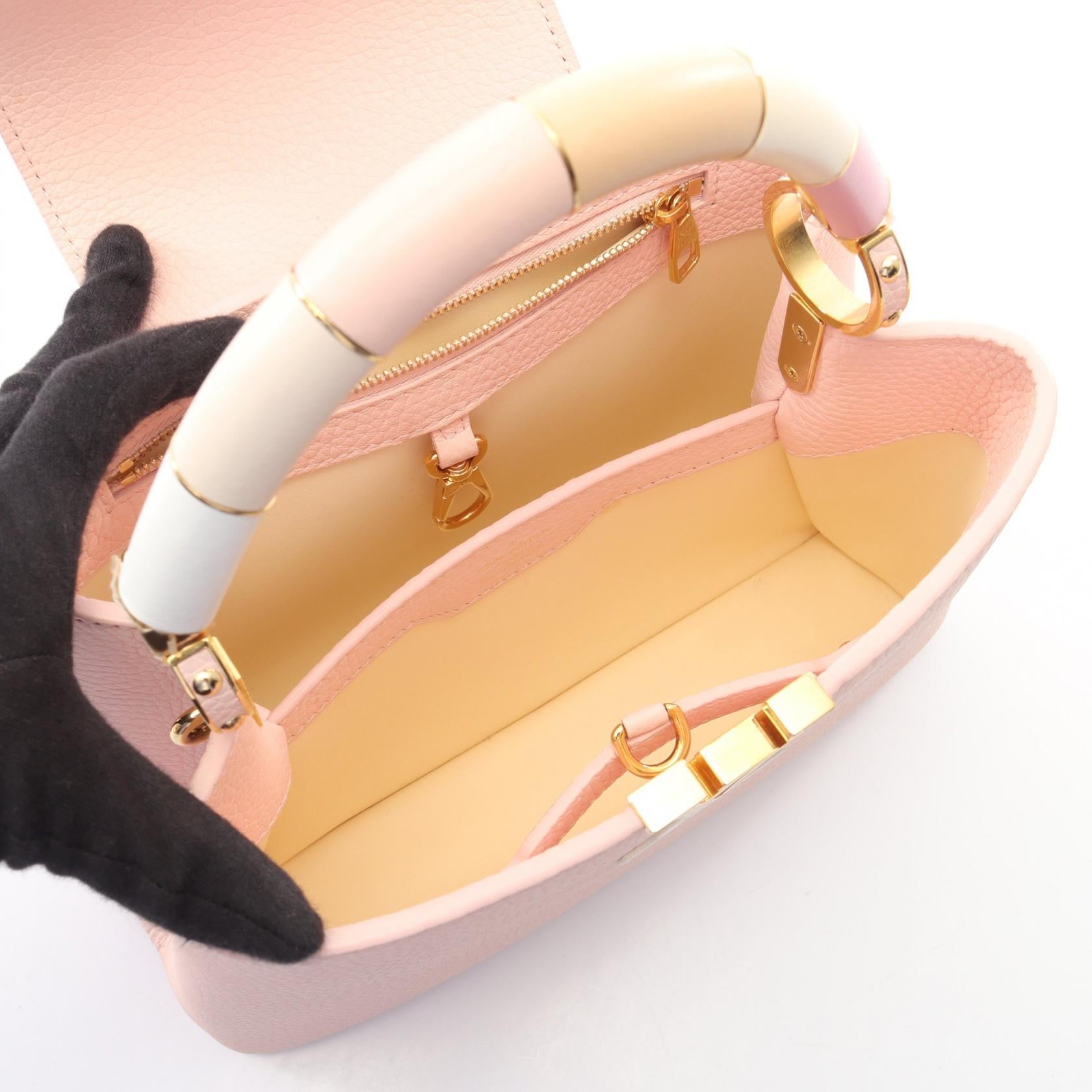 ルイヴィトン カプシーヌBB レザー2wayバッグ