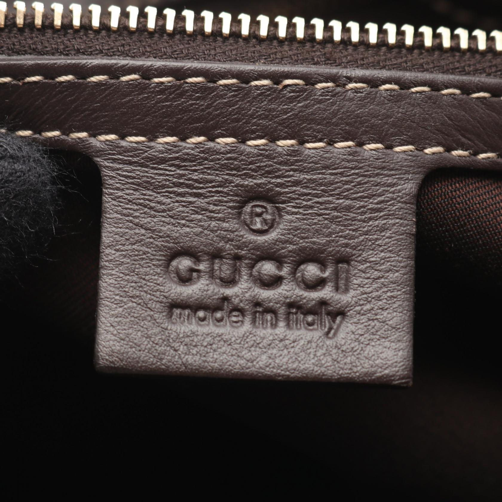 グッチ GGクリスタル コーティングキャンバス トートバッグ