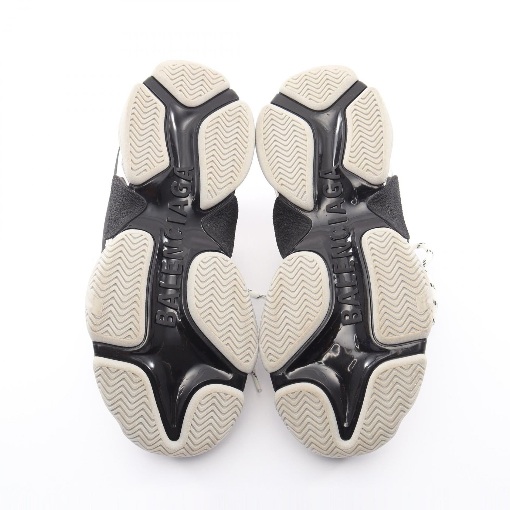 バレンシアガ BALENCIAGA×adidas トリプルS レザーファブリックスニーカー