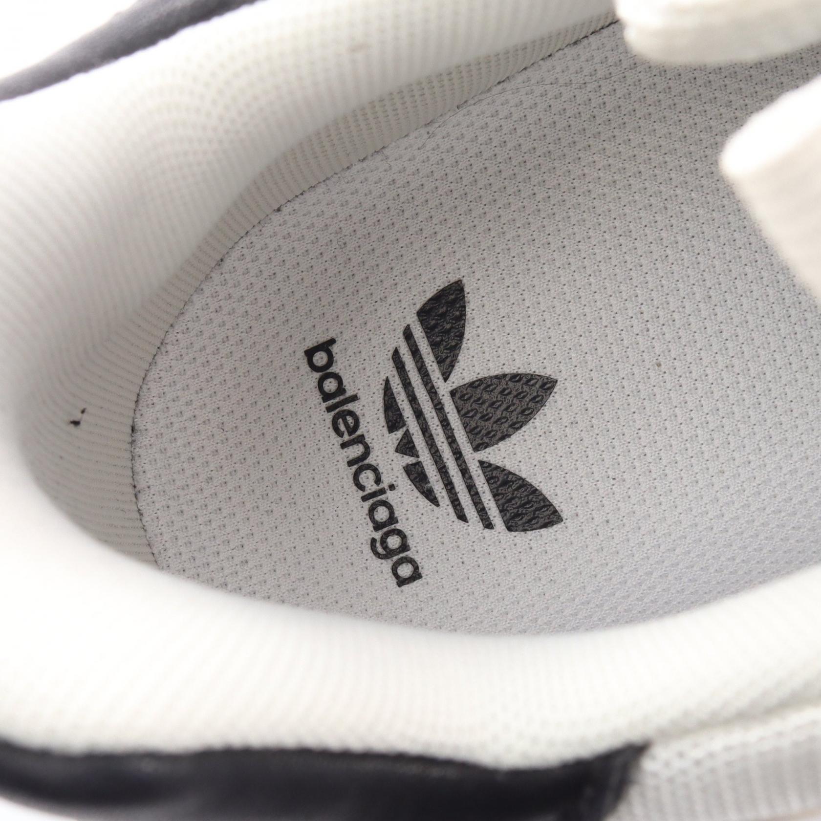 バレンシアガ BALENCIAGA×adidas トリプルS レザーファブリックスニーカー