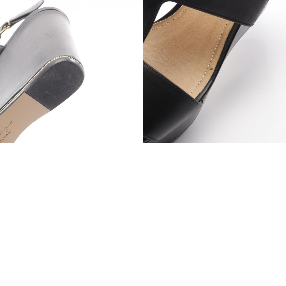 サルヴァトーレ・フェラガモ ガンチーニ レザーサンダル