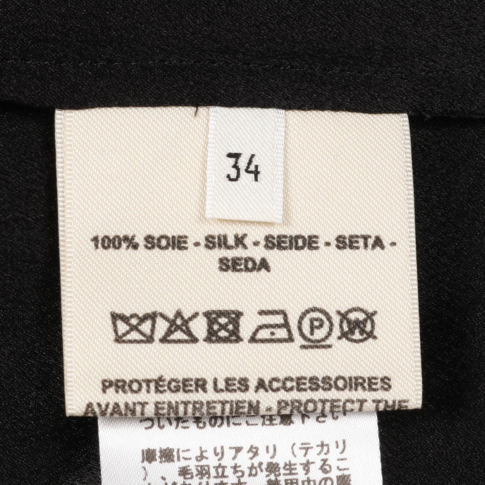 エルメス シルクワンピース34