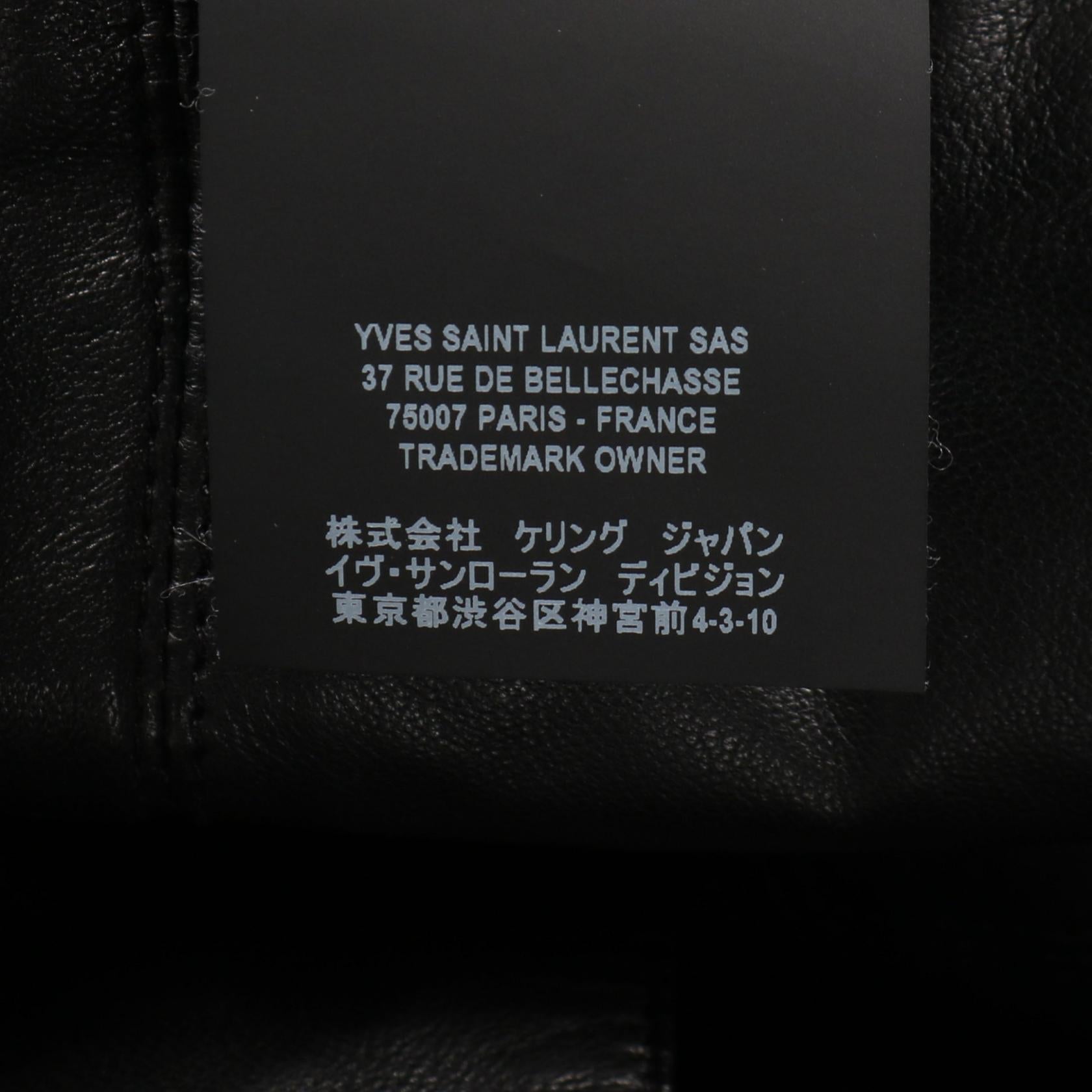 サンローランパリ ラムレザーコート