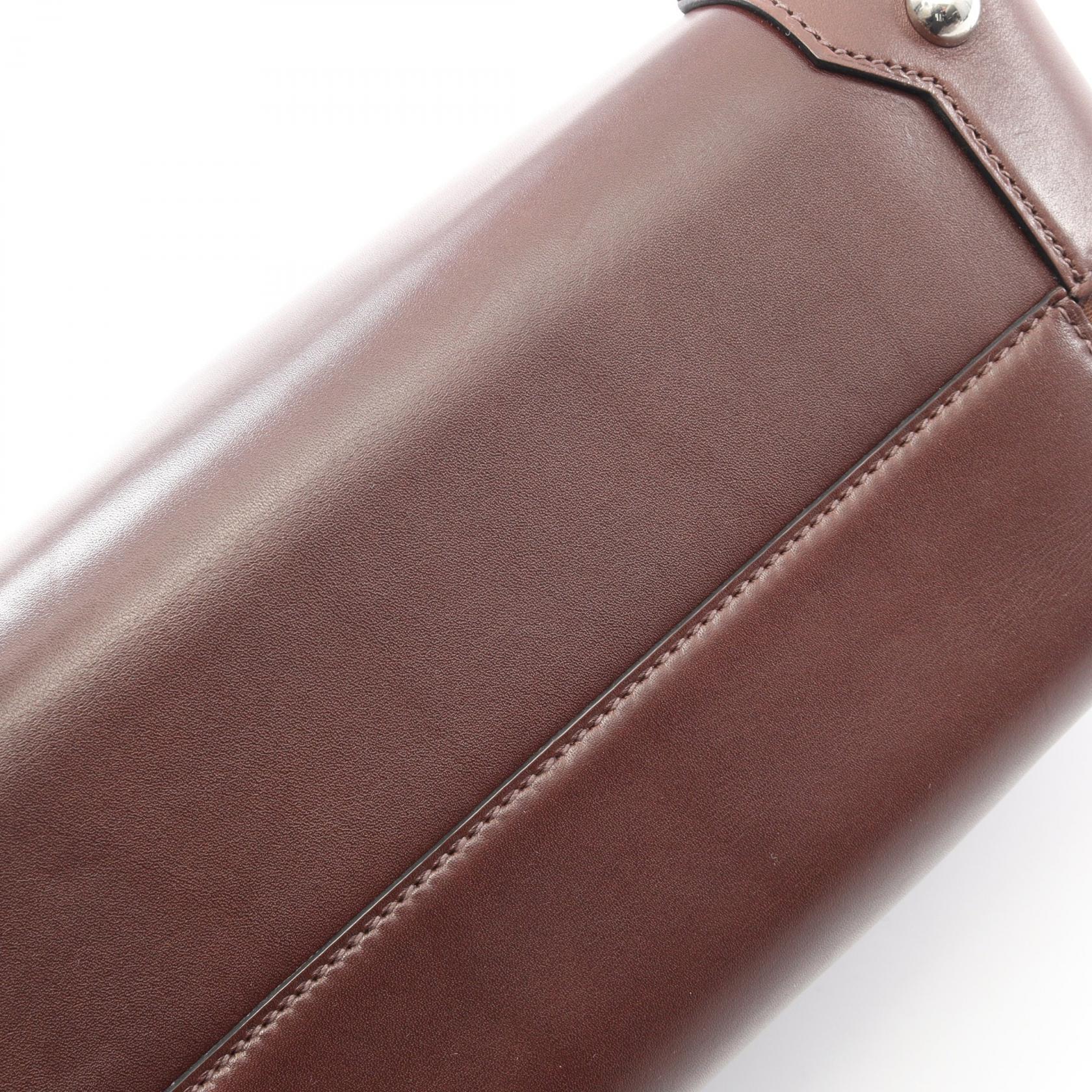 エルメス マキシボックス29 レザー ハンドバッグ