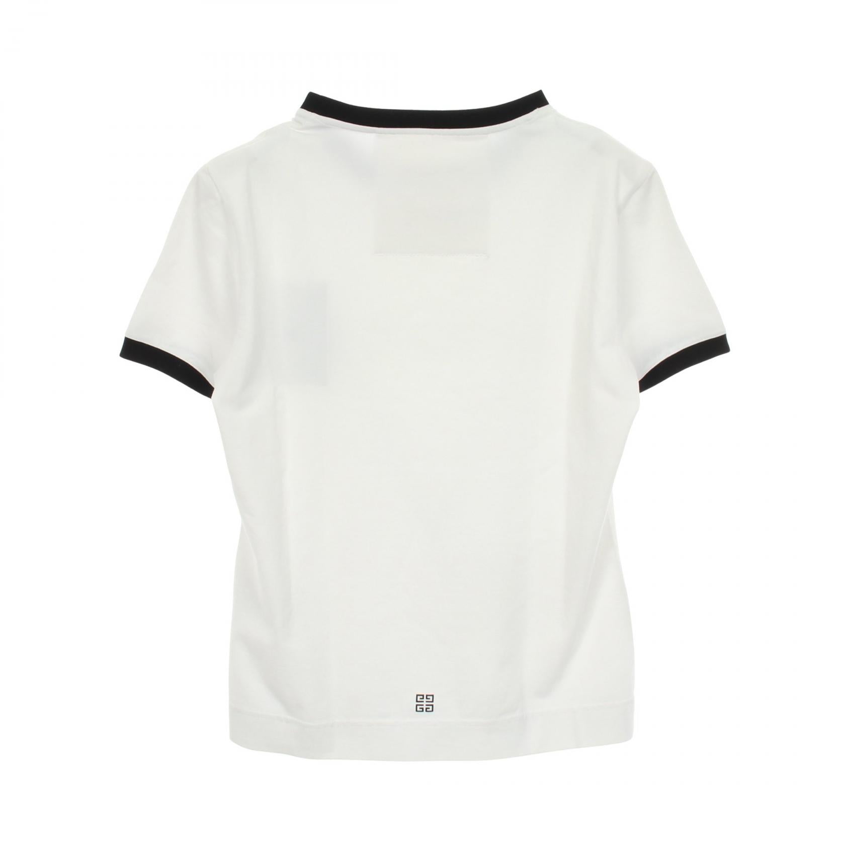 ジバンシィ ロゴ コットン ポリウレタン Tシャツ