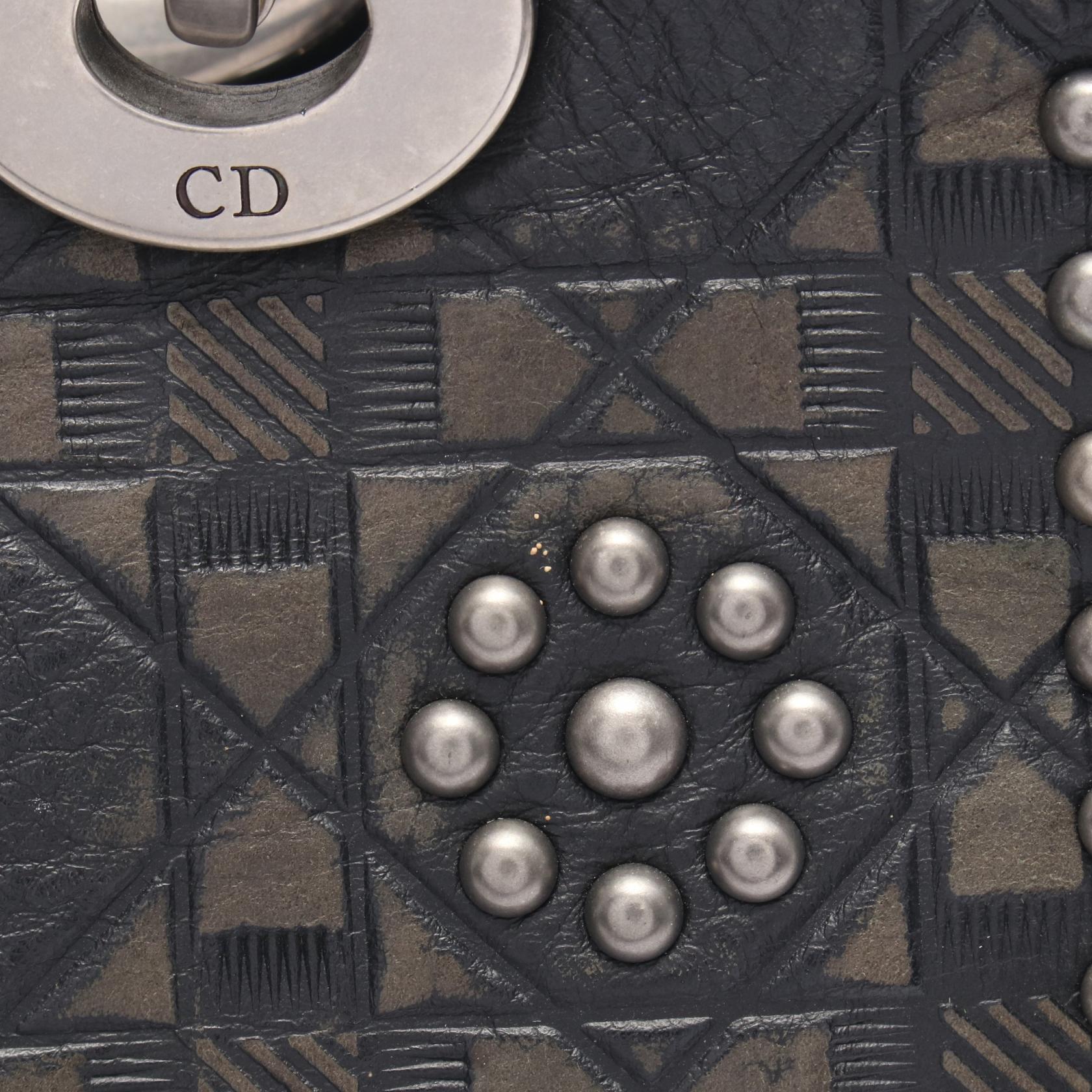 ディオール LADY DIOR レザー2wayハンドバッグ