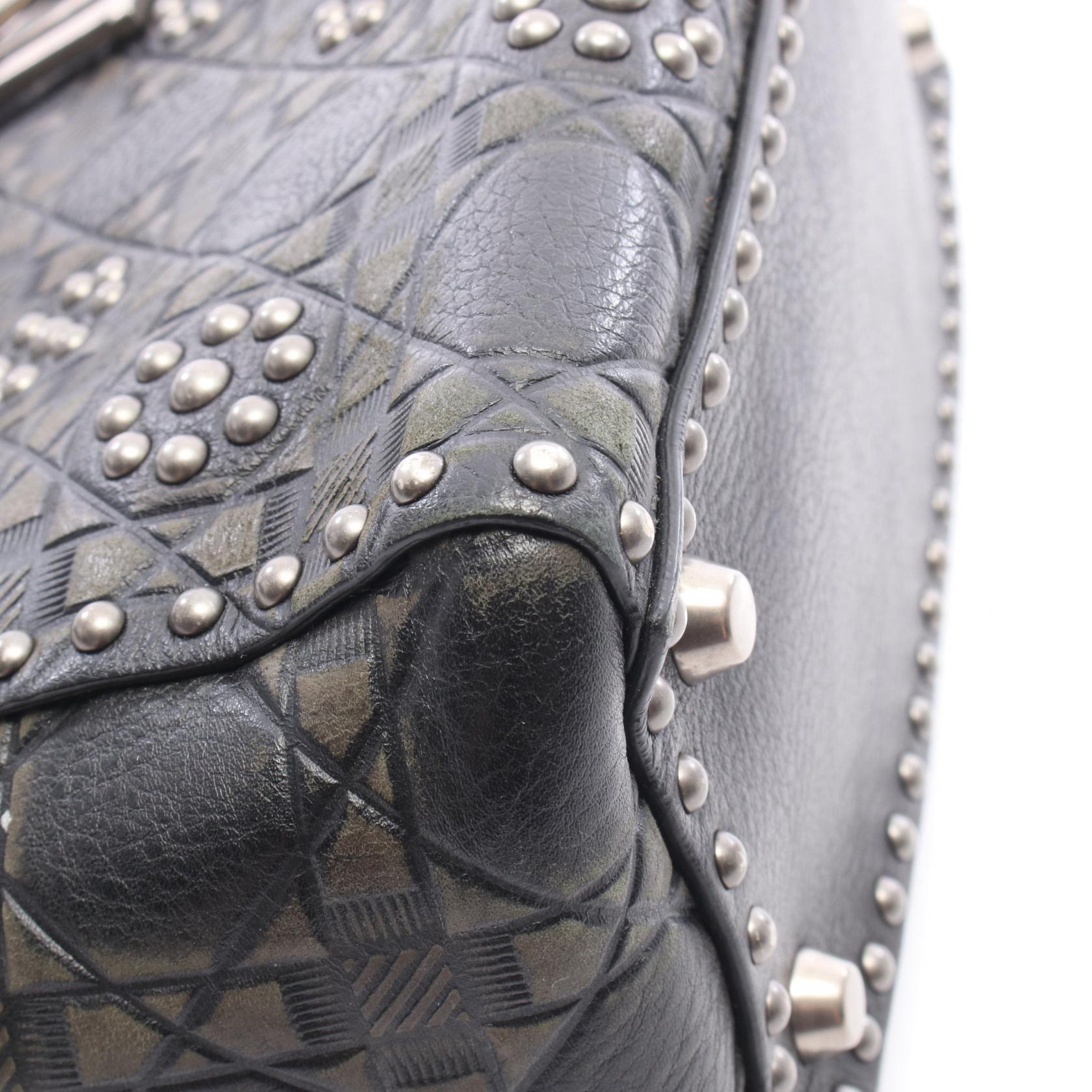 ディオール LADY DIOR レザー2wayハンドバッグ