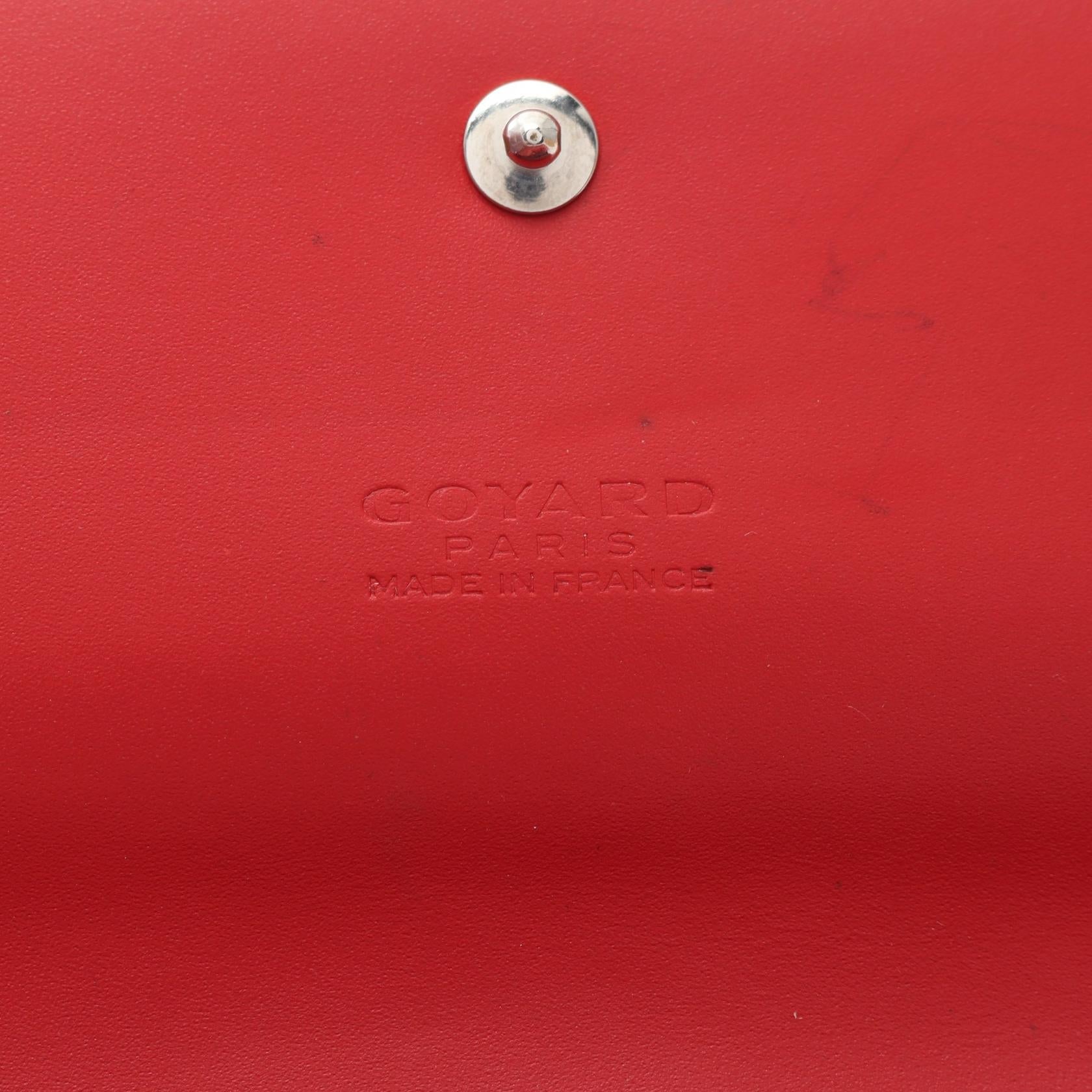 ゴヤール ヴァレンヌ PVC コーティング キャンバス 長財布