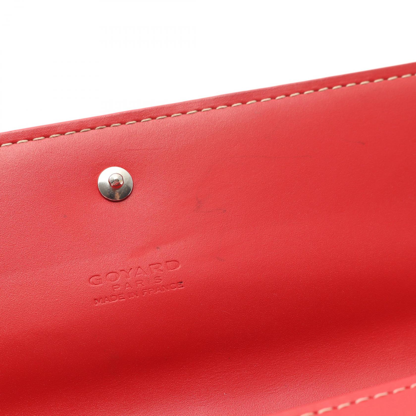 ゴヤール ヴァレンヌ PVC コーティング キャンバス 長財布