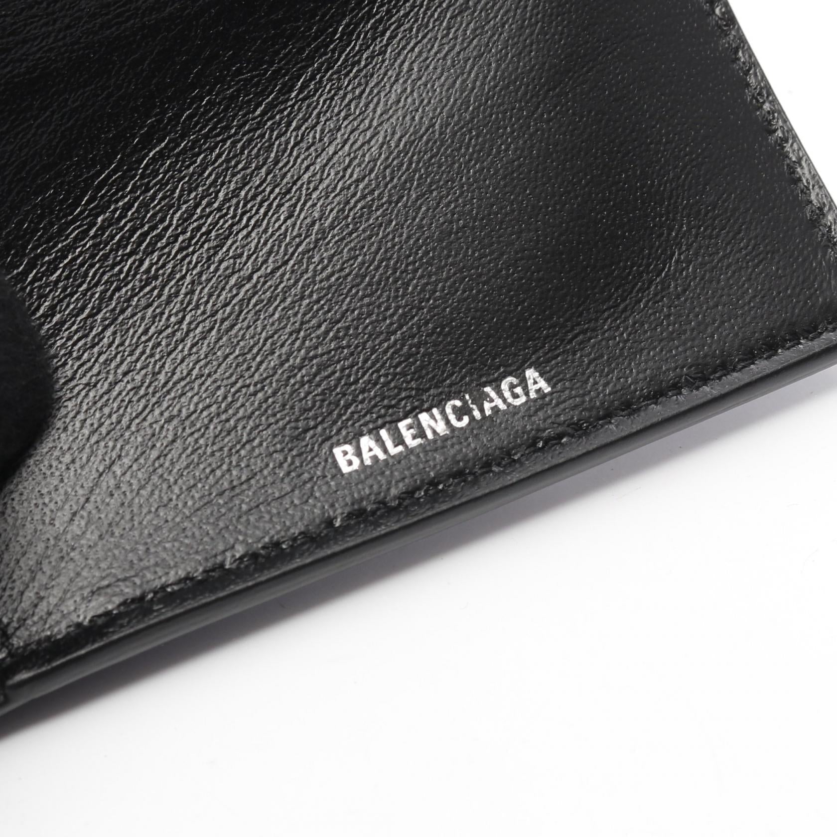 バレンシアガ キャッシュ ミニ ウォレット レザー