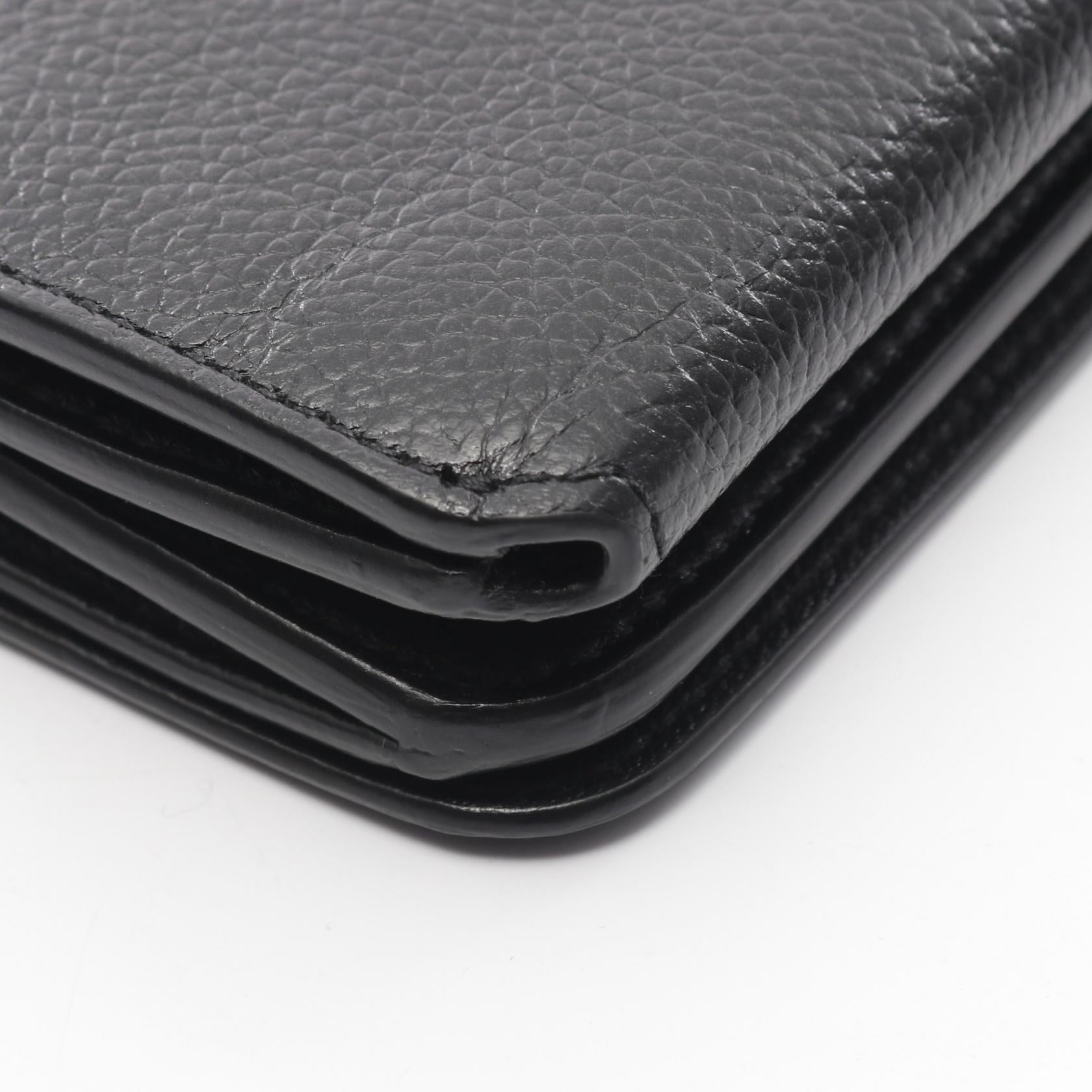 バレンシアガ キャッシュ ミニ ウォレット レザー