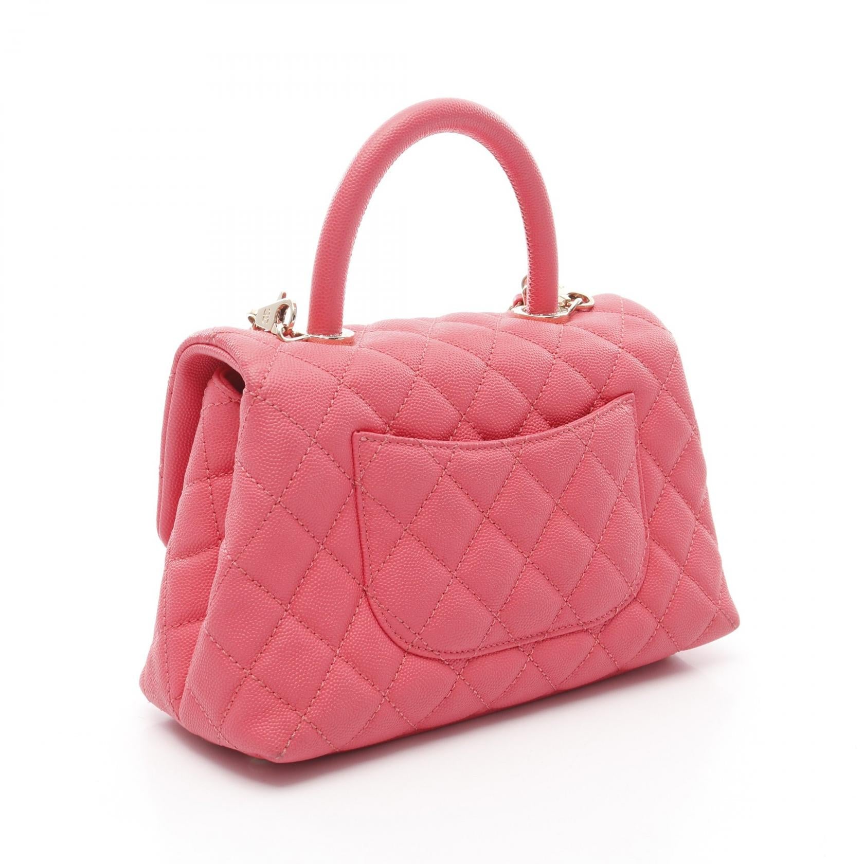 シャネル ココ ハンドル フラップ バッグ