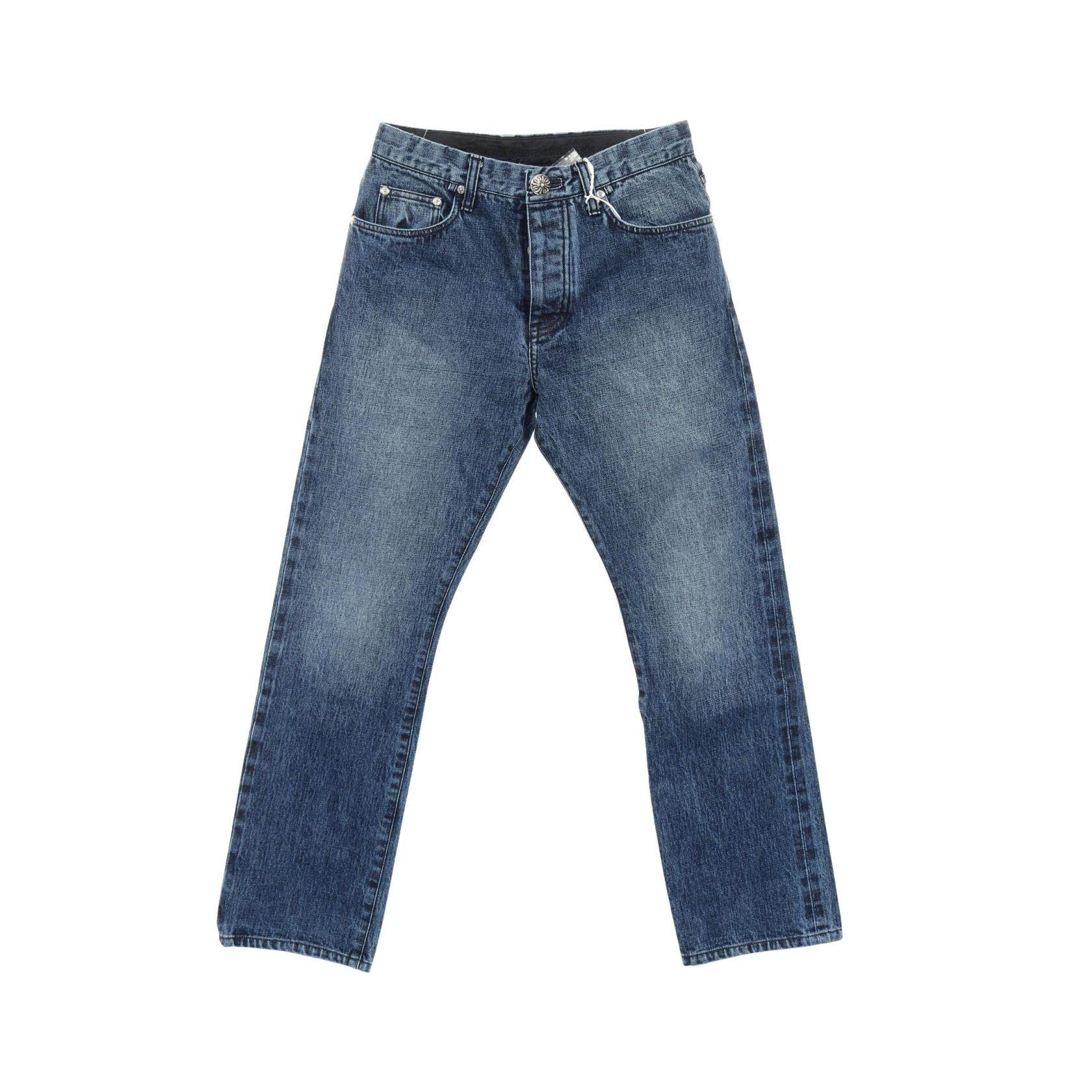 クロムハーツ JEAN STRTLG FBRC コットンデニムパンツ