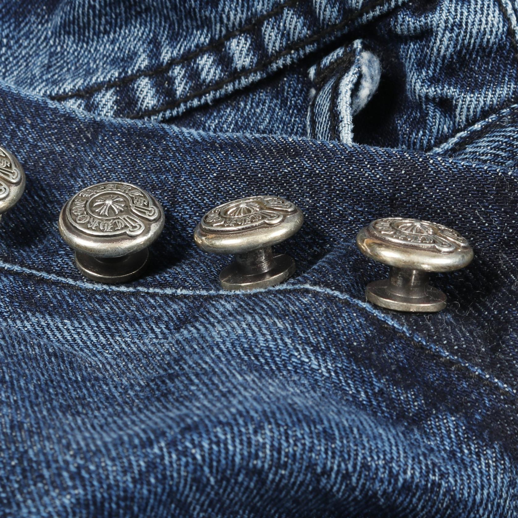 クロムハーツ JEAN STRTLG FBRC コットンデニムパンツ