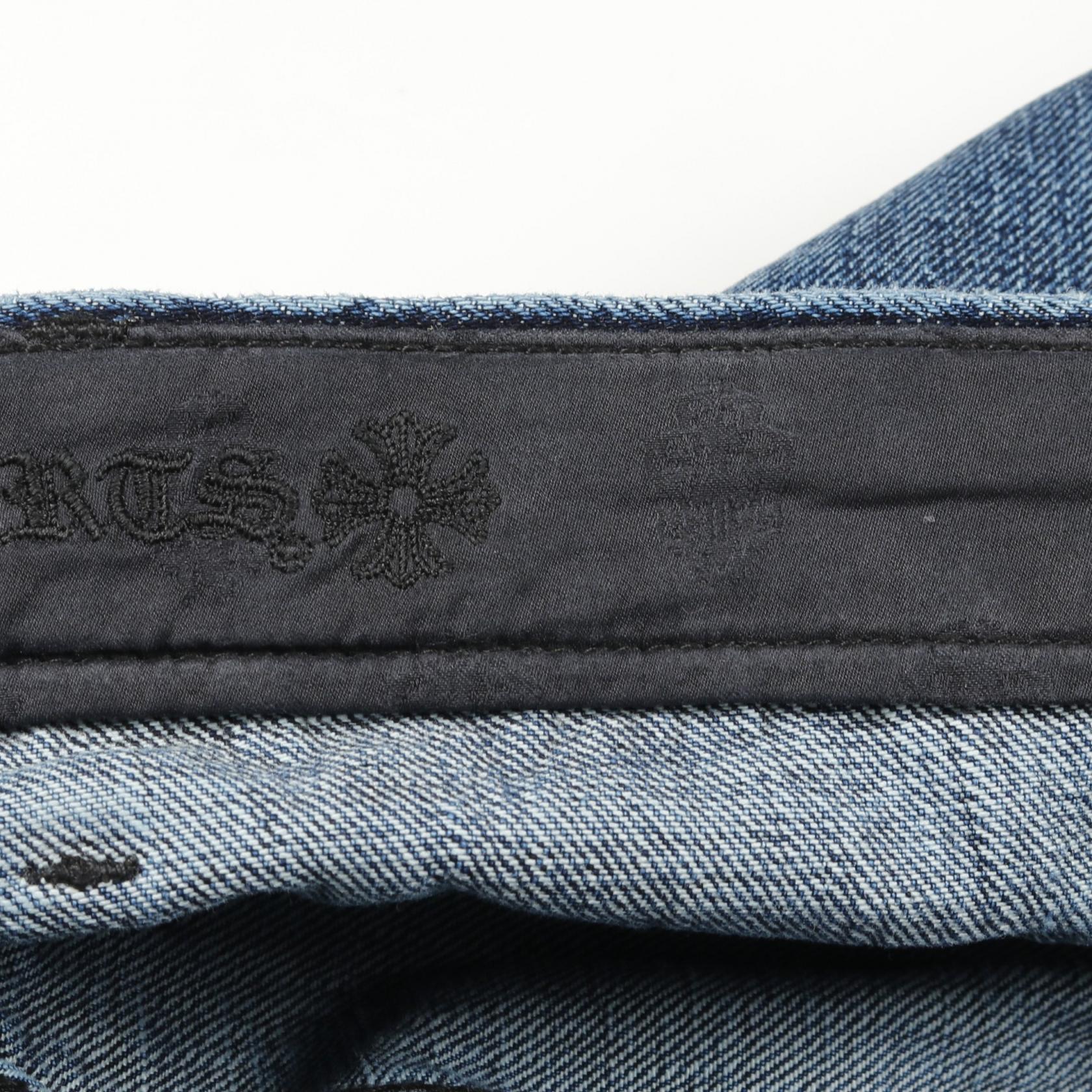 クロムハーツ JEAN STRTLG FBRC コットンデニムパンツ