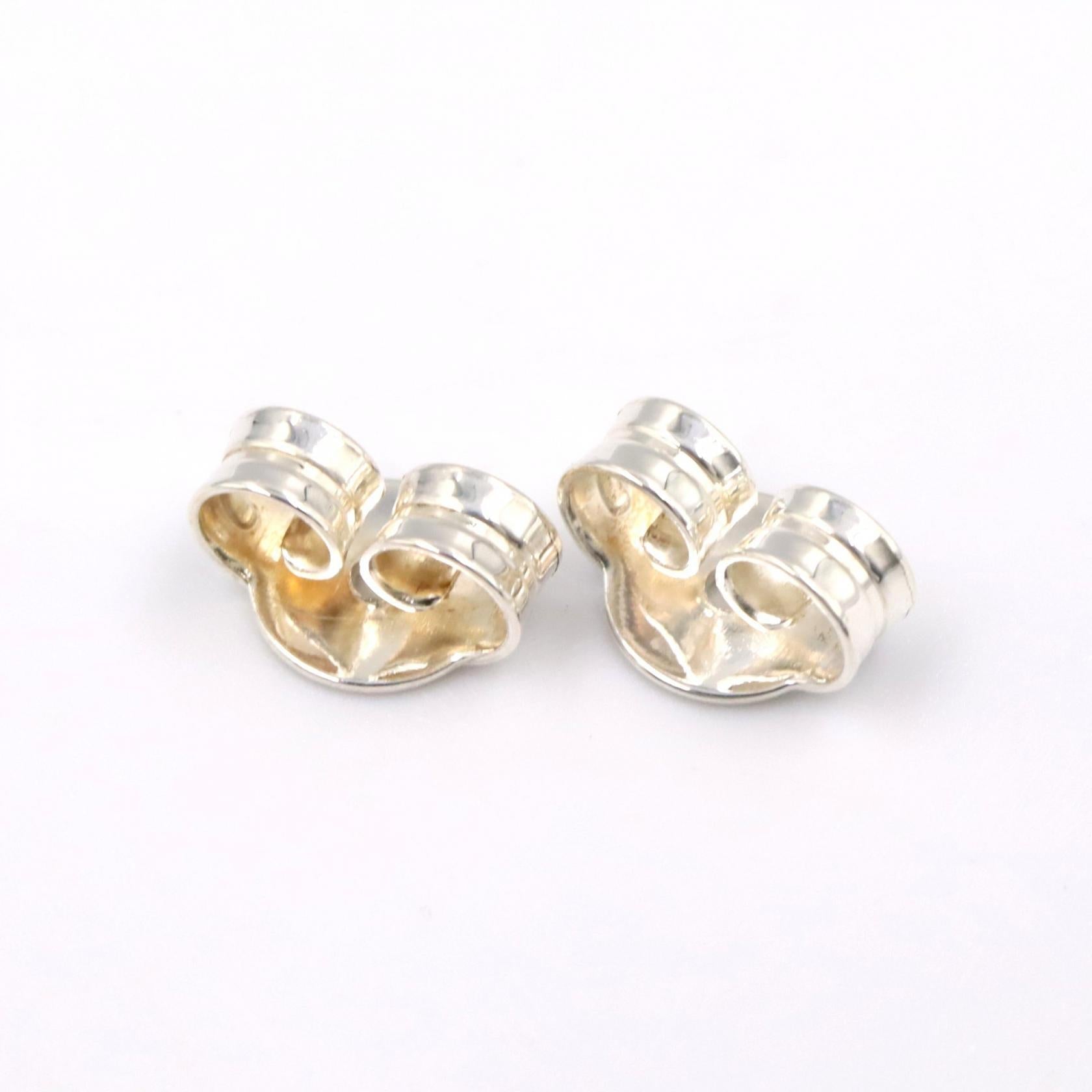 グッチ ダブルG スタッズ マザーオブパール シルバー925 ピアス