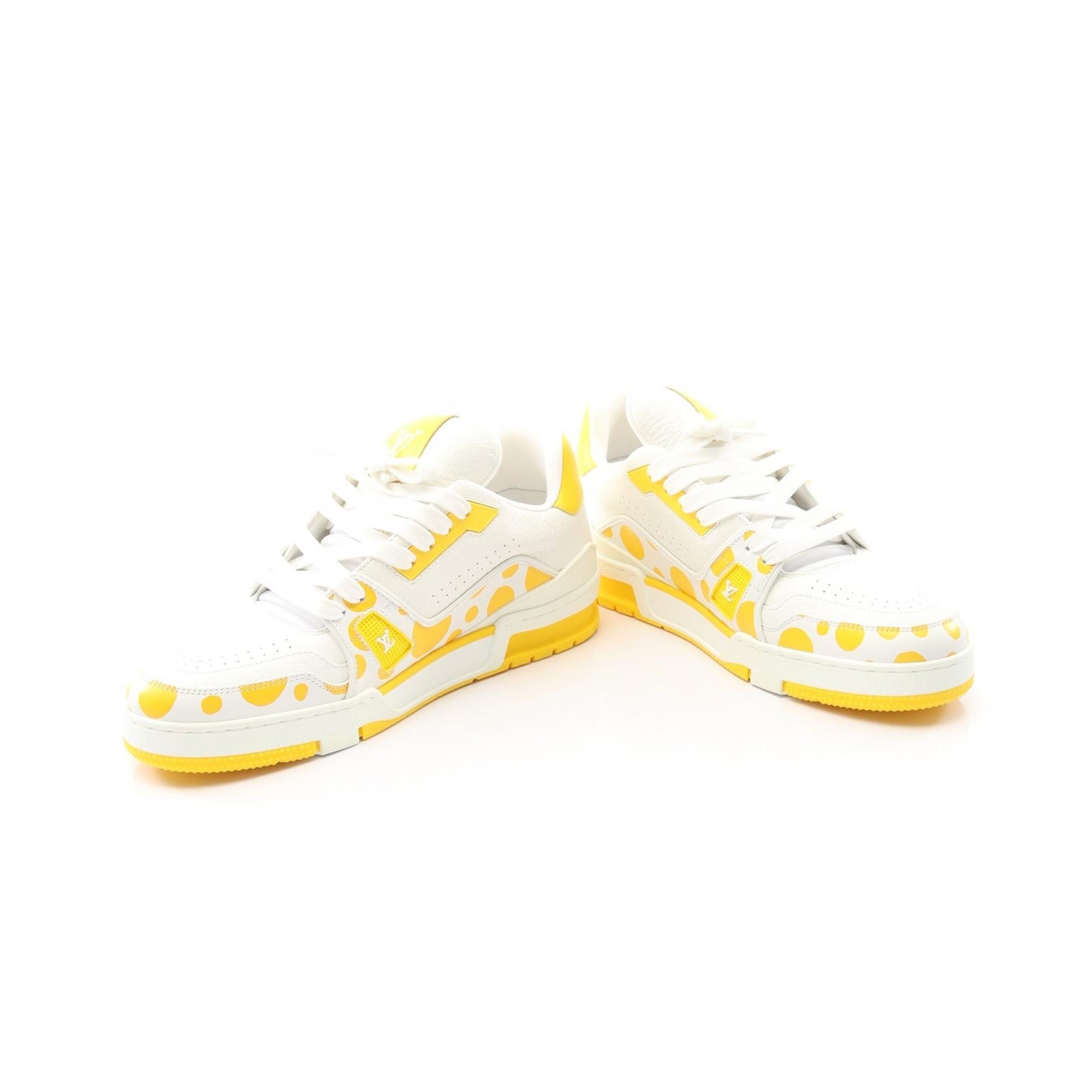 ルイヴィトン LV × YK トレイナーライン インフィニティドット レザースニーカー 限定