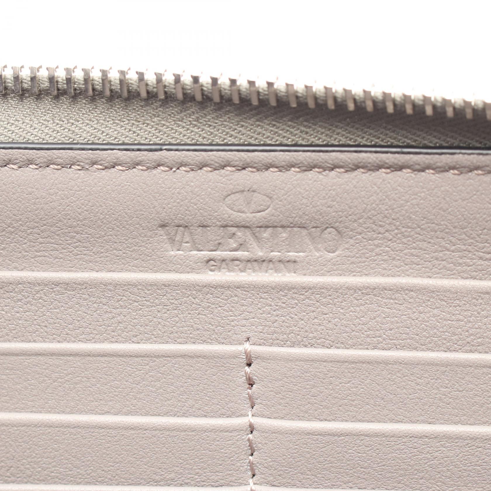 ヴァレンティノガラヴァーニ Vロゴシグネチャーレザー長財布
