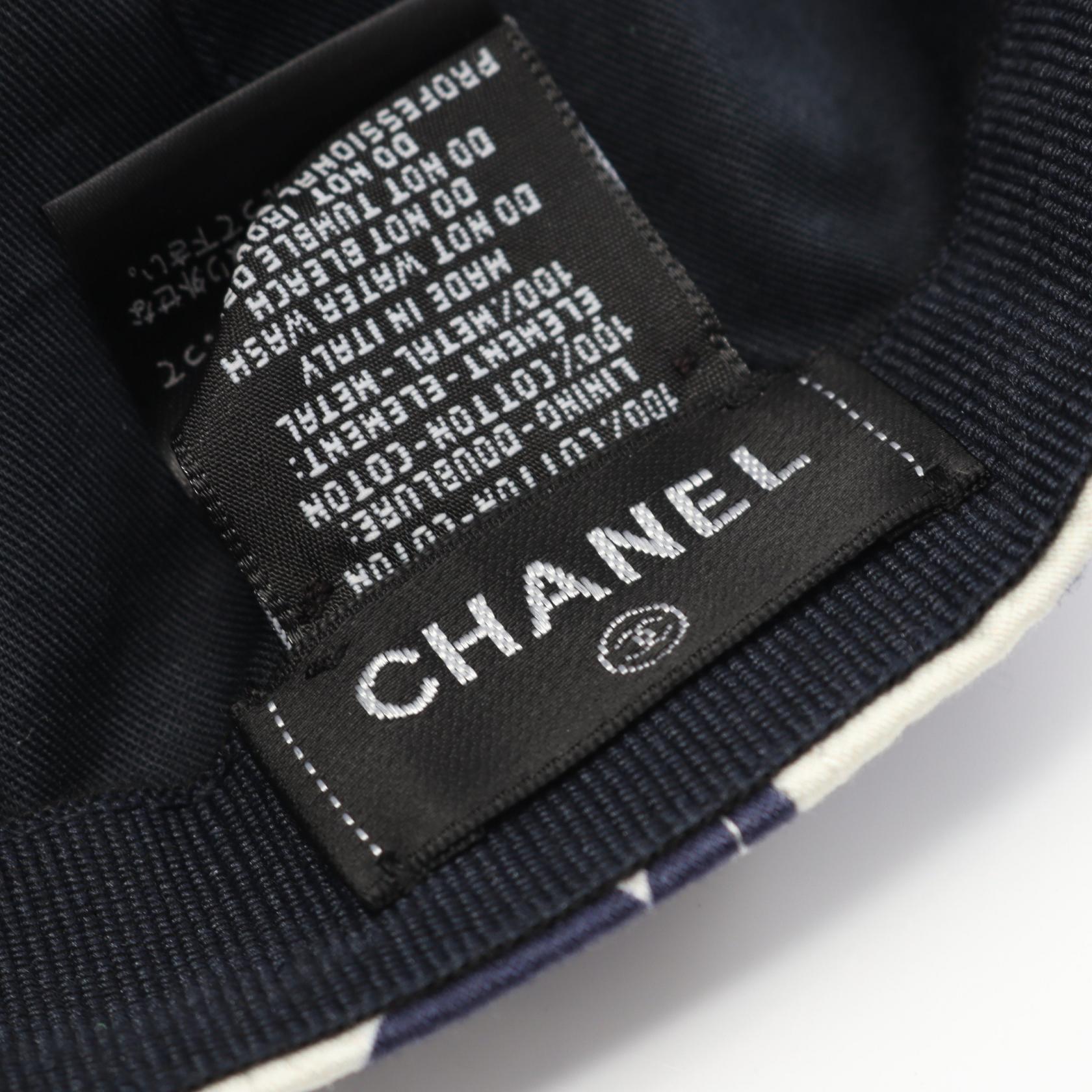 シャネル ココマーク キャンバス キャップ