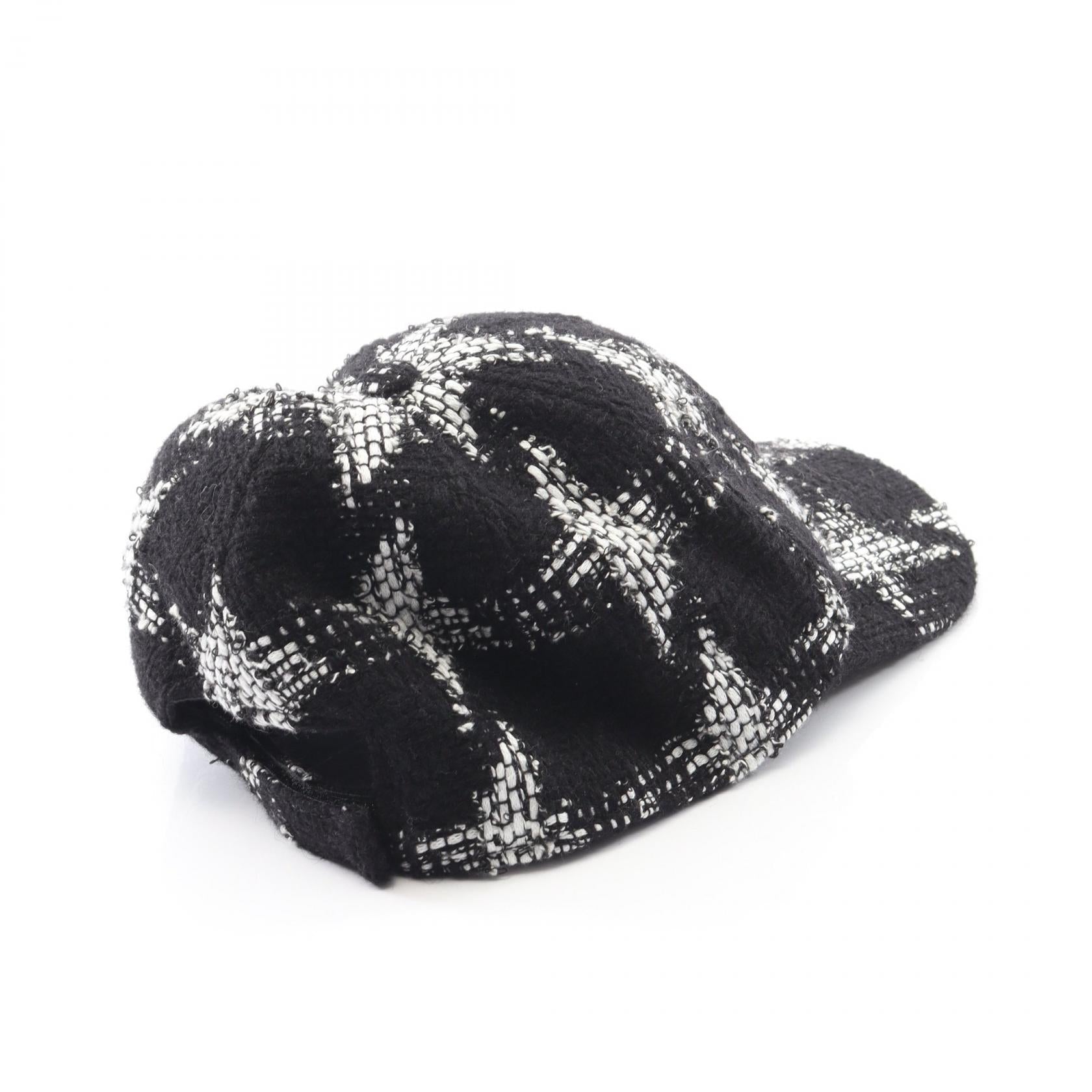 シャネル ココマーク ファブリックキャップ