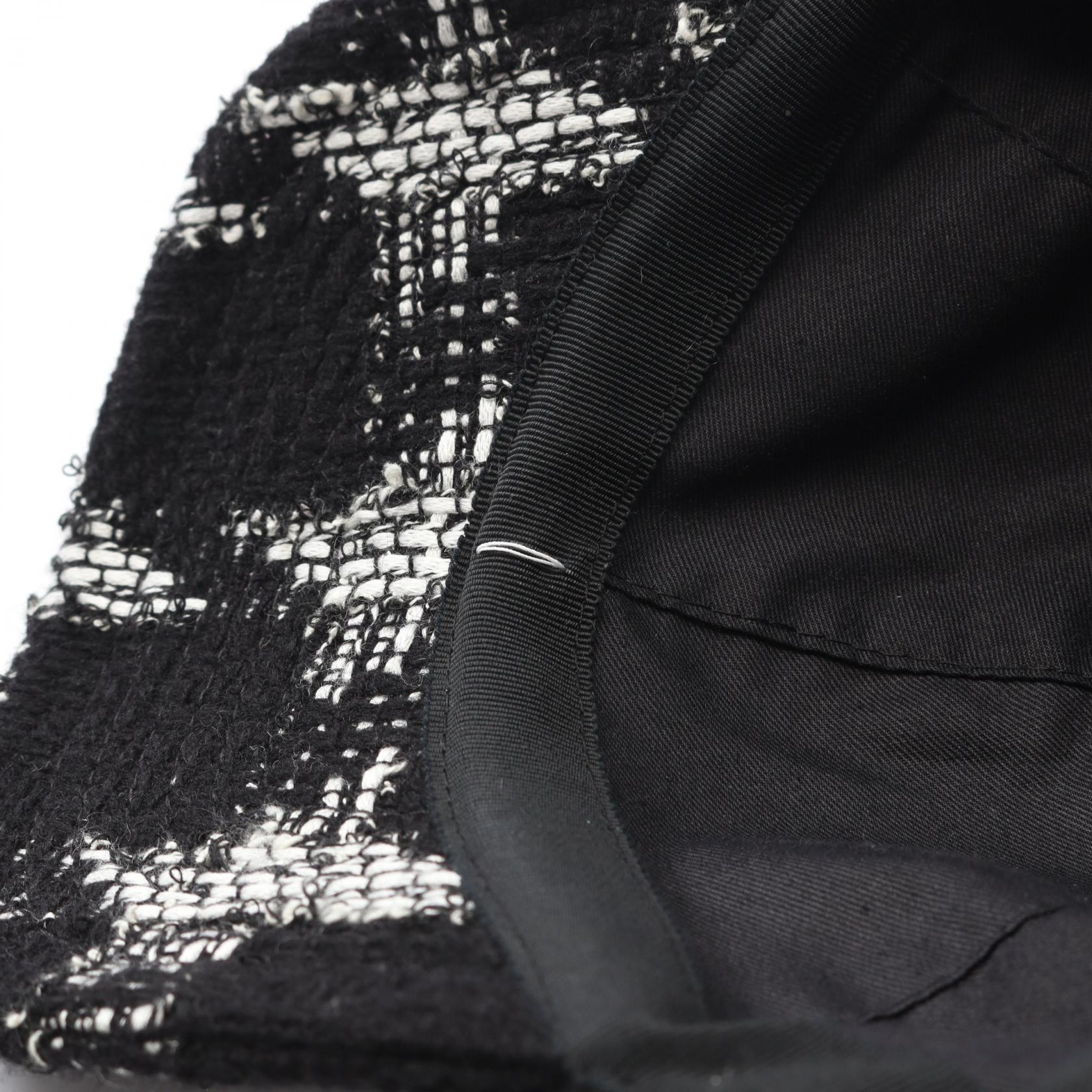 シャネル ココマーク ファブリックキャップ