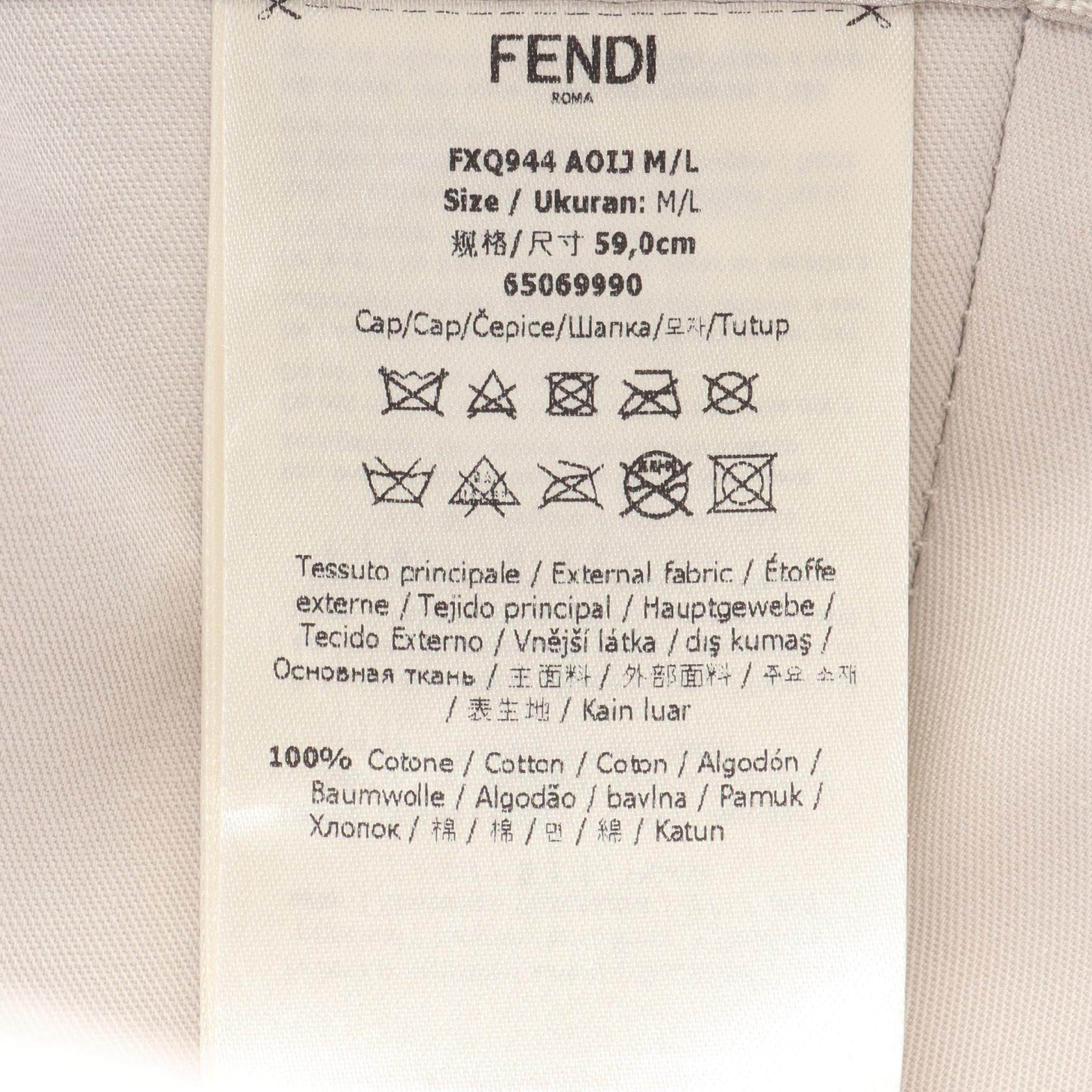 フェンディ FENDI × MARC JACOBS コットンキャップ
