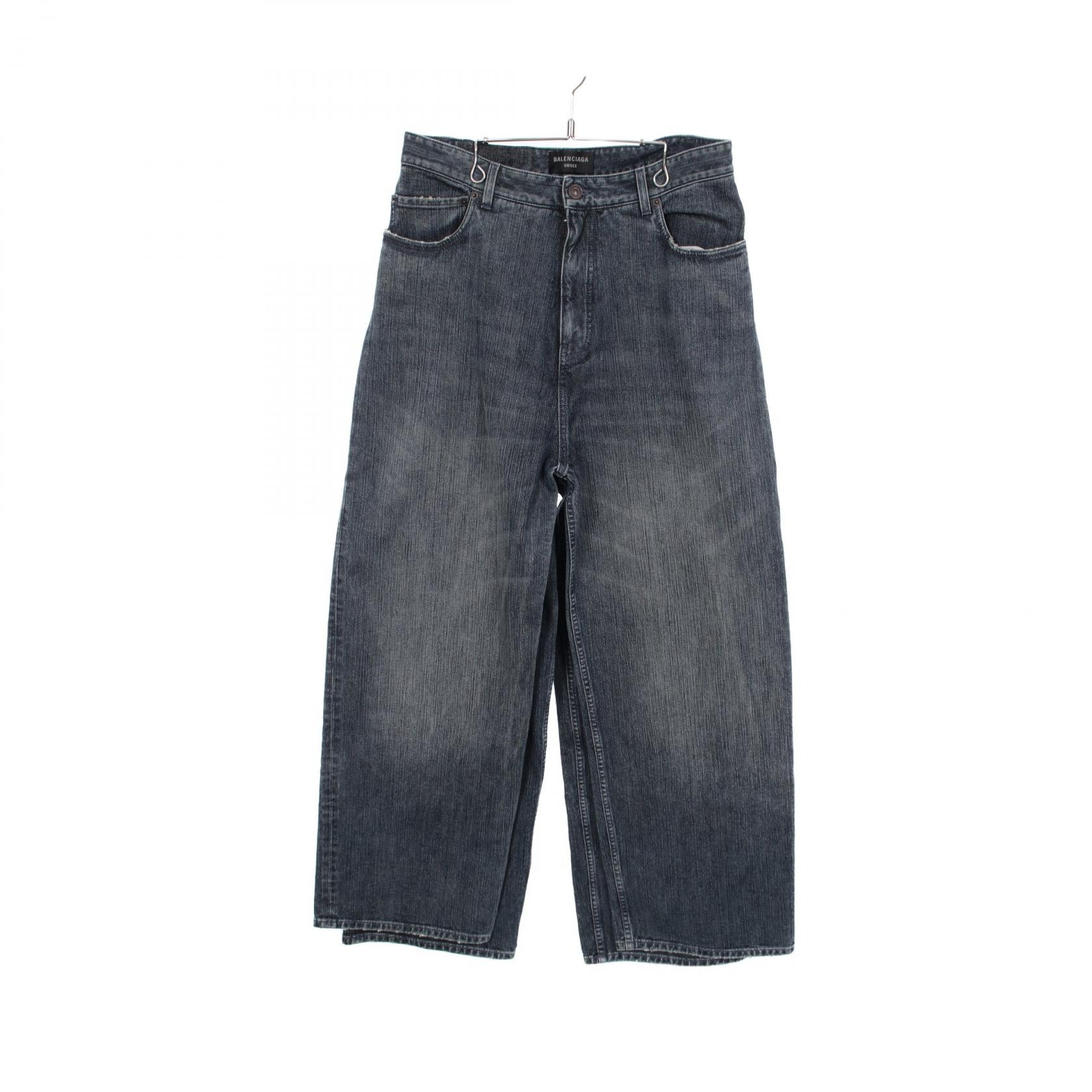 バレンシアガ DOUBLE SIDE PANTS コットンデニムパンツ