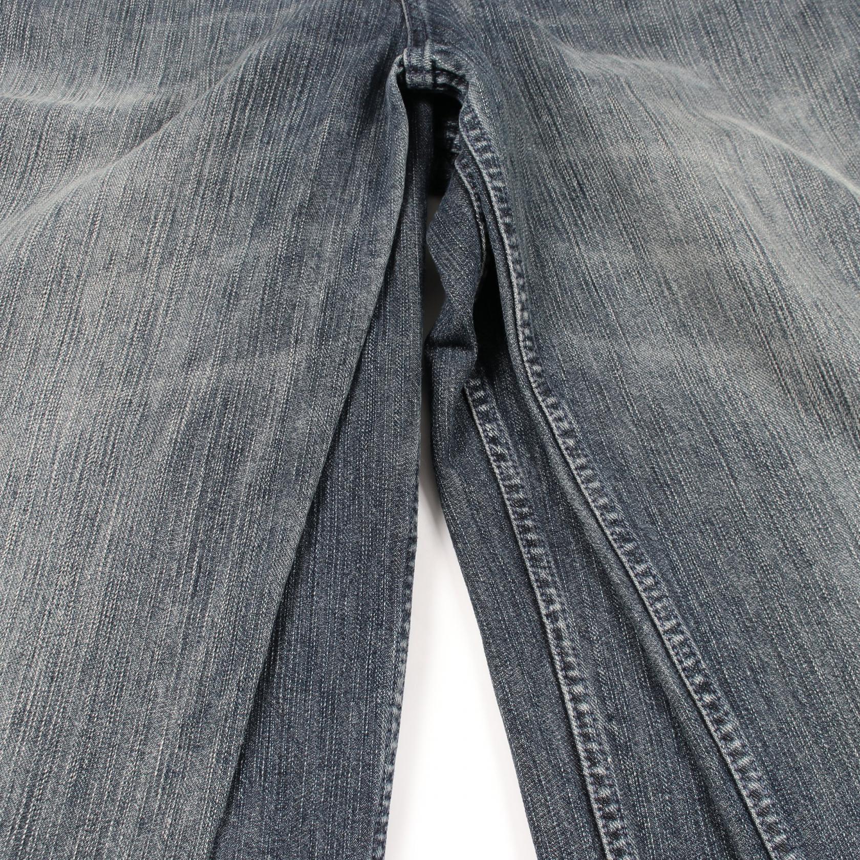 バレンシアガ DOUBLE SIDE PANTS コットンデニムパンツ