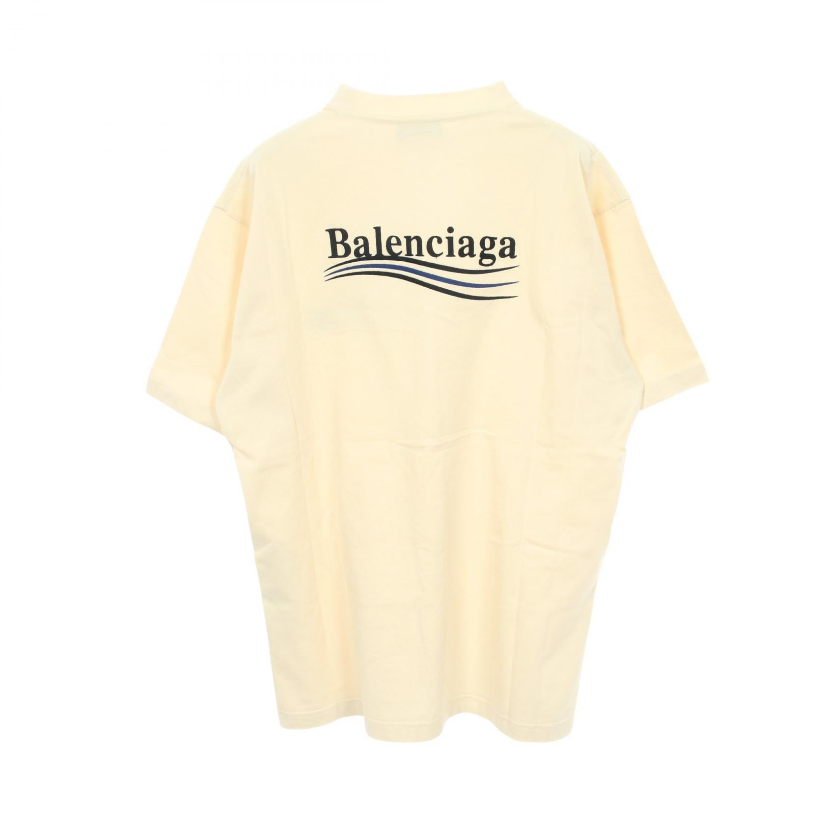 バレンシアガ Political Campaign コットン 半袖Tシャツ