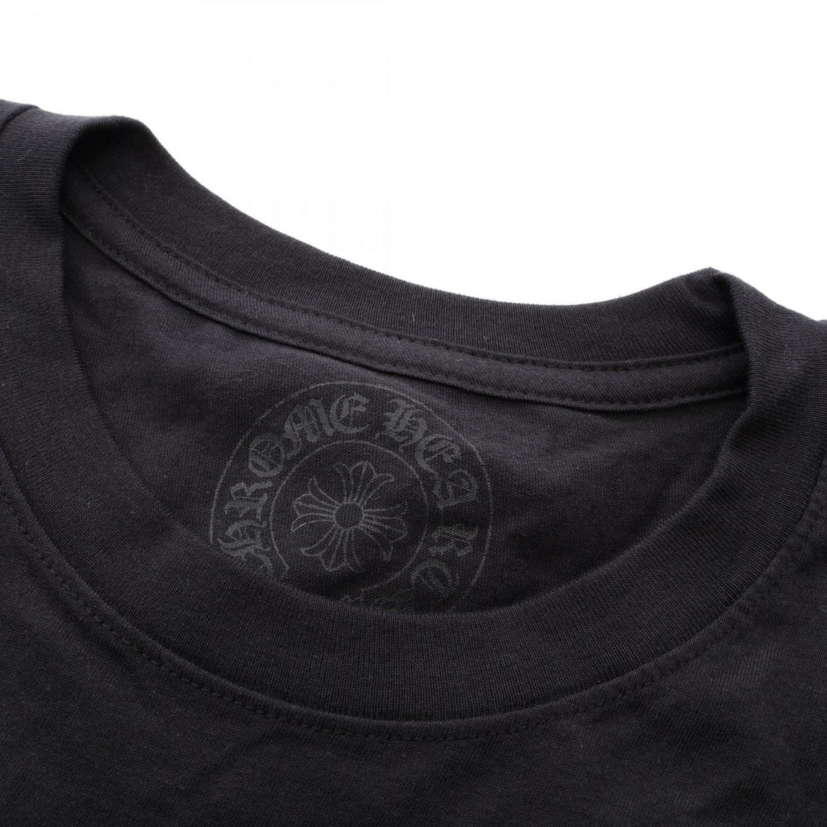 クロムハーツ フローラルクロスホースシュー コットン長袖Tシャツ